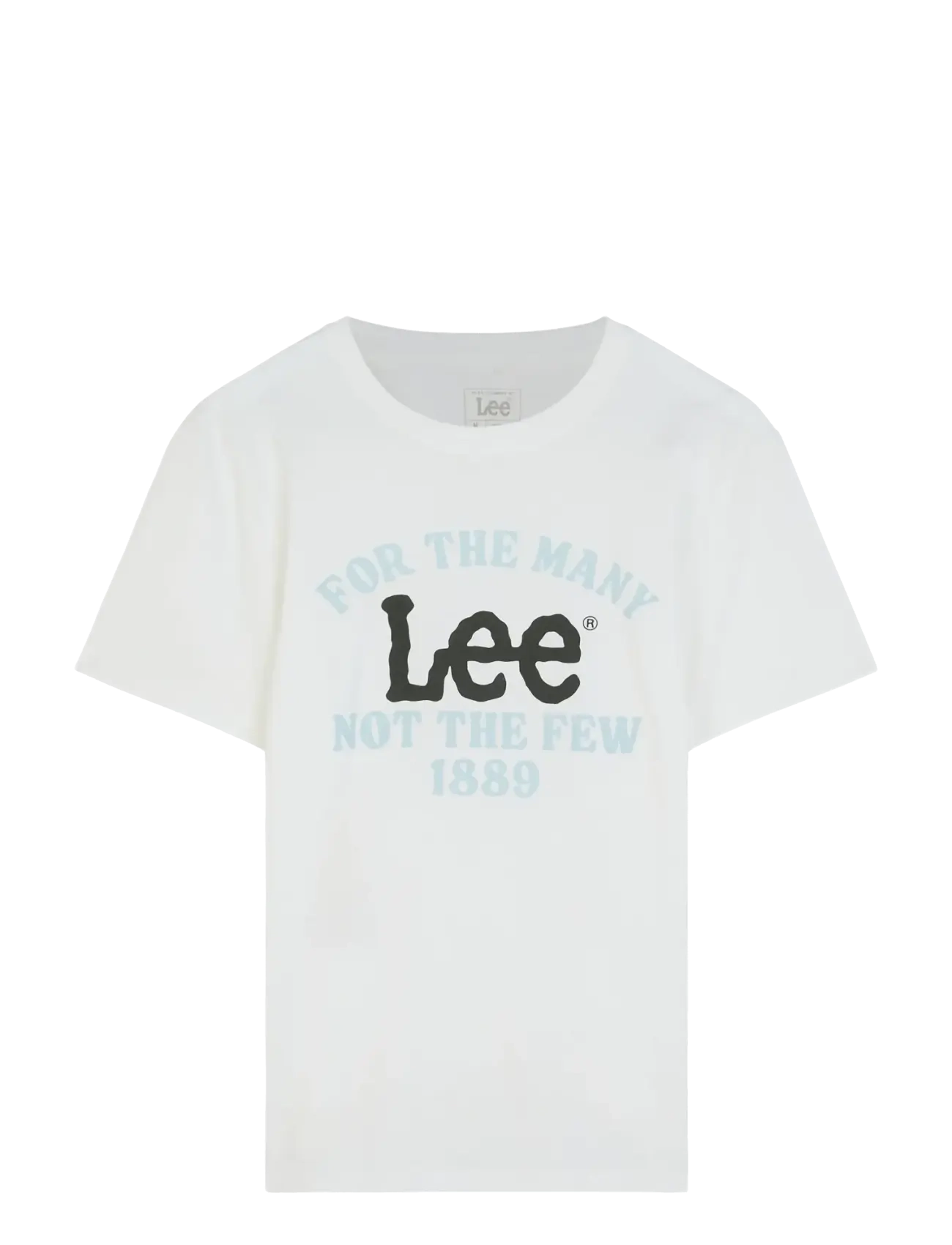 Lee Jeans BIG LOGO TEE - T-Shirts - BRIGHT WHITE / white