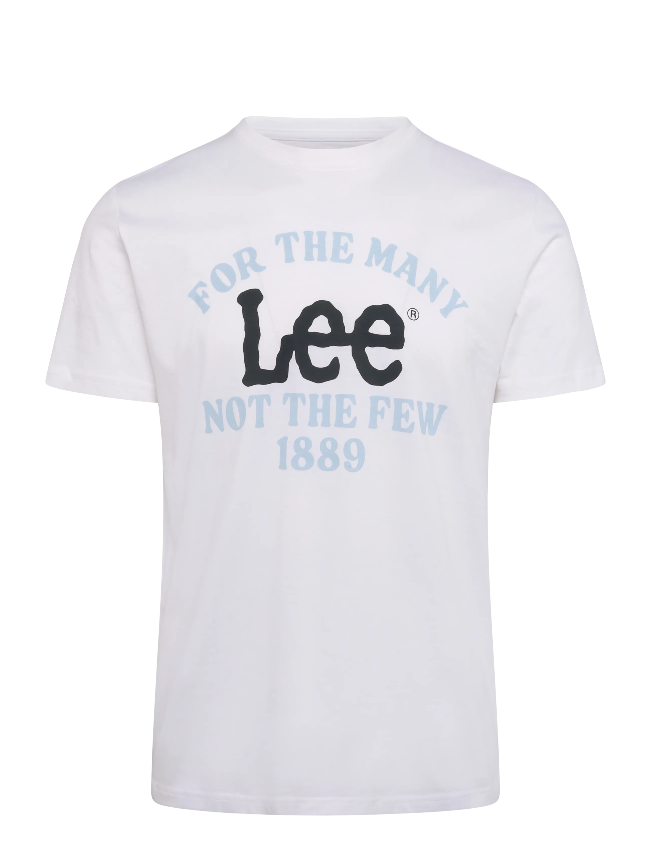 Lee Jeans BIG LOGO TEE - T-shirts - BRIGHT WHITE / white