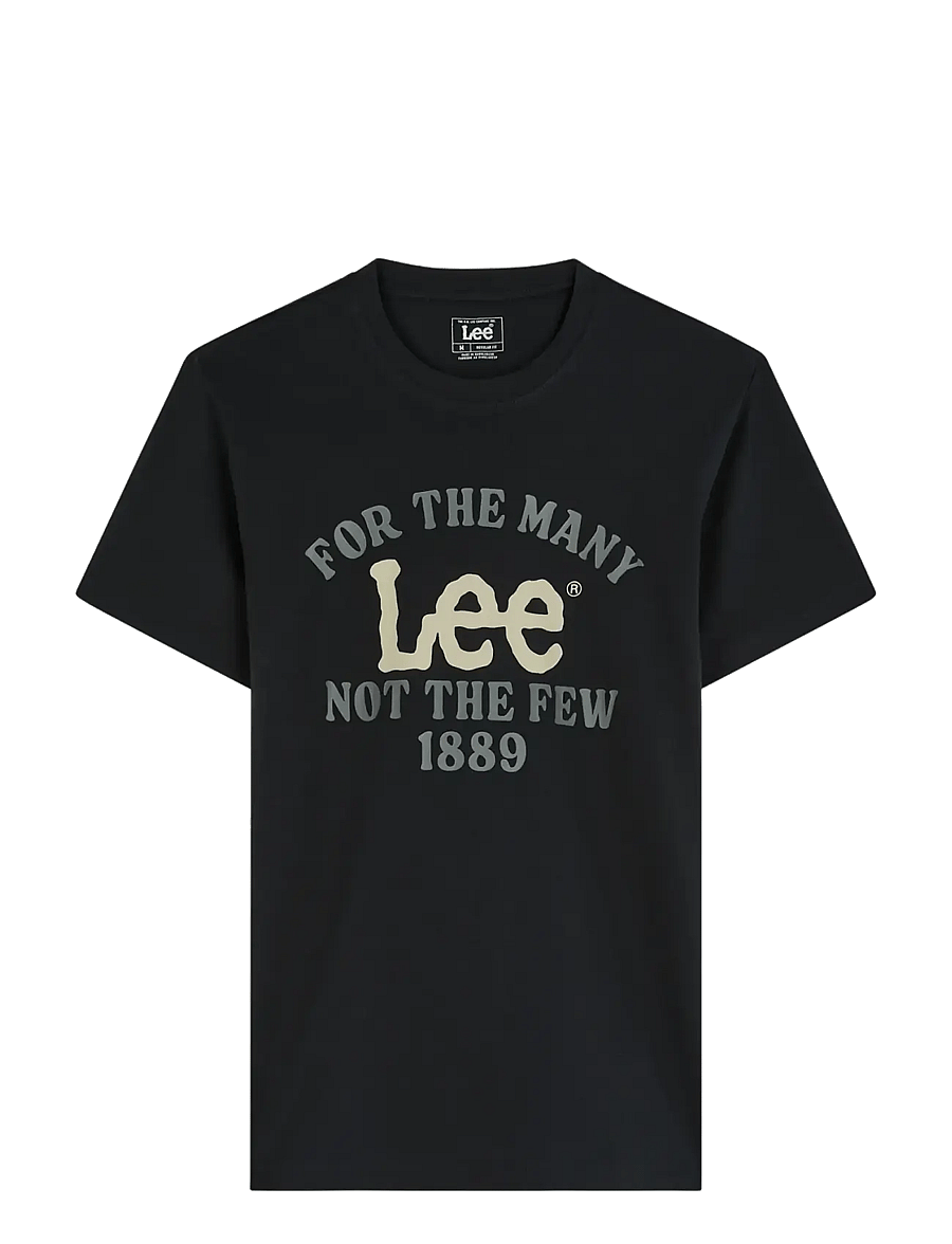 Lee Jeans - BIG LOGO TEE - kurzärmelige t-shirts - rebel navy - 1
