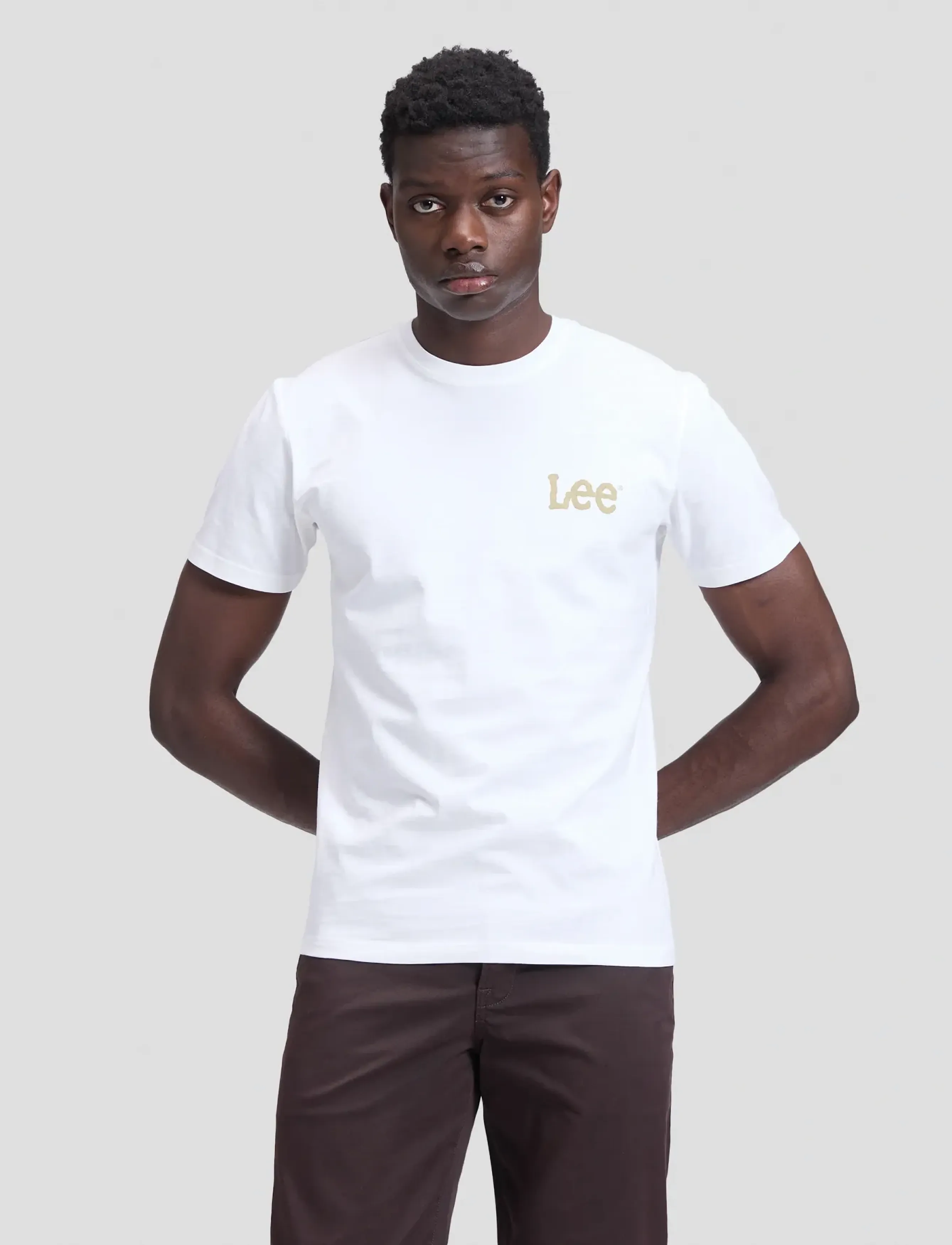 Lee Jeans GRAPHIC TEE - T-särgid - BRIGHT WHITE / white