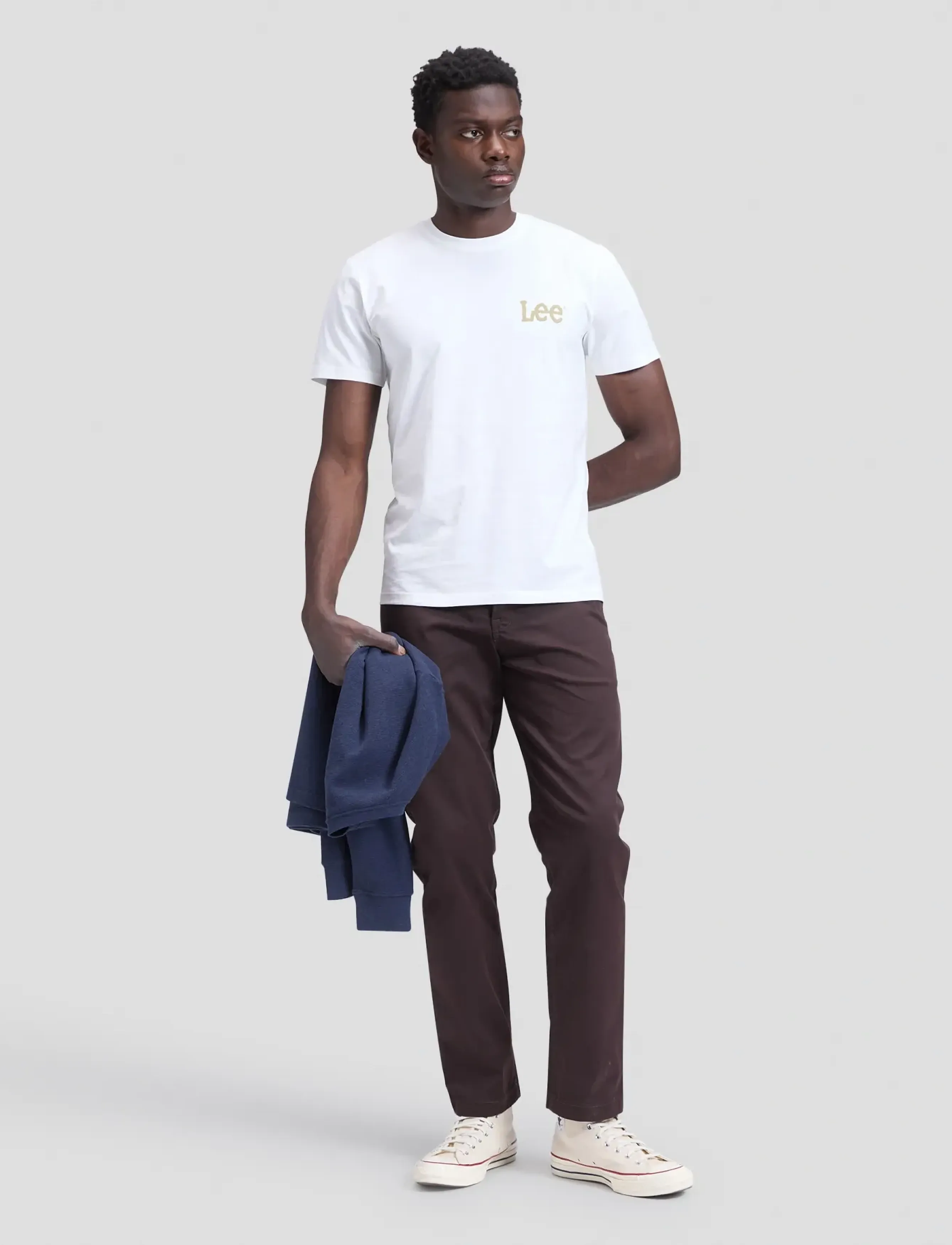 Lee Jeans - GRAPHIC TEE - bright white - 3