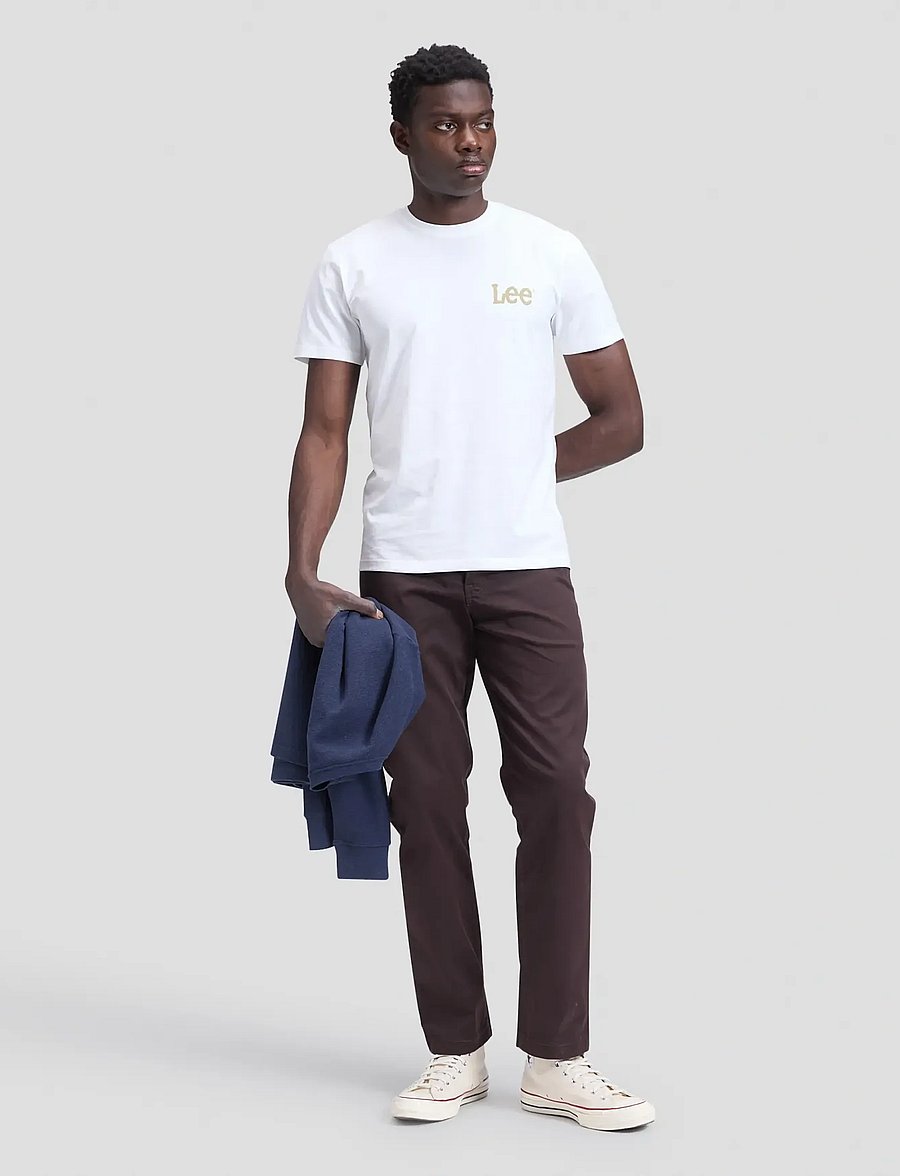 Lee Jeans - GRAPHIC TEE - short-sleeved t-shirts - bright white - 3