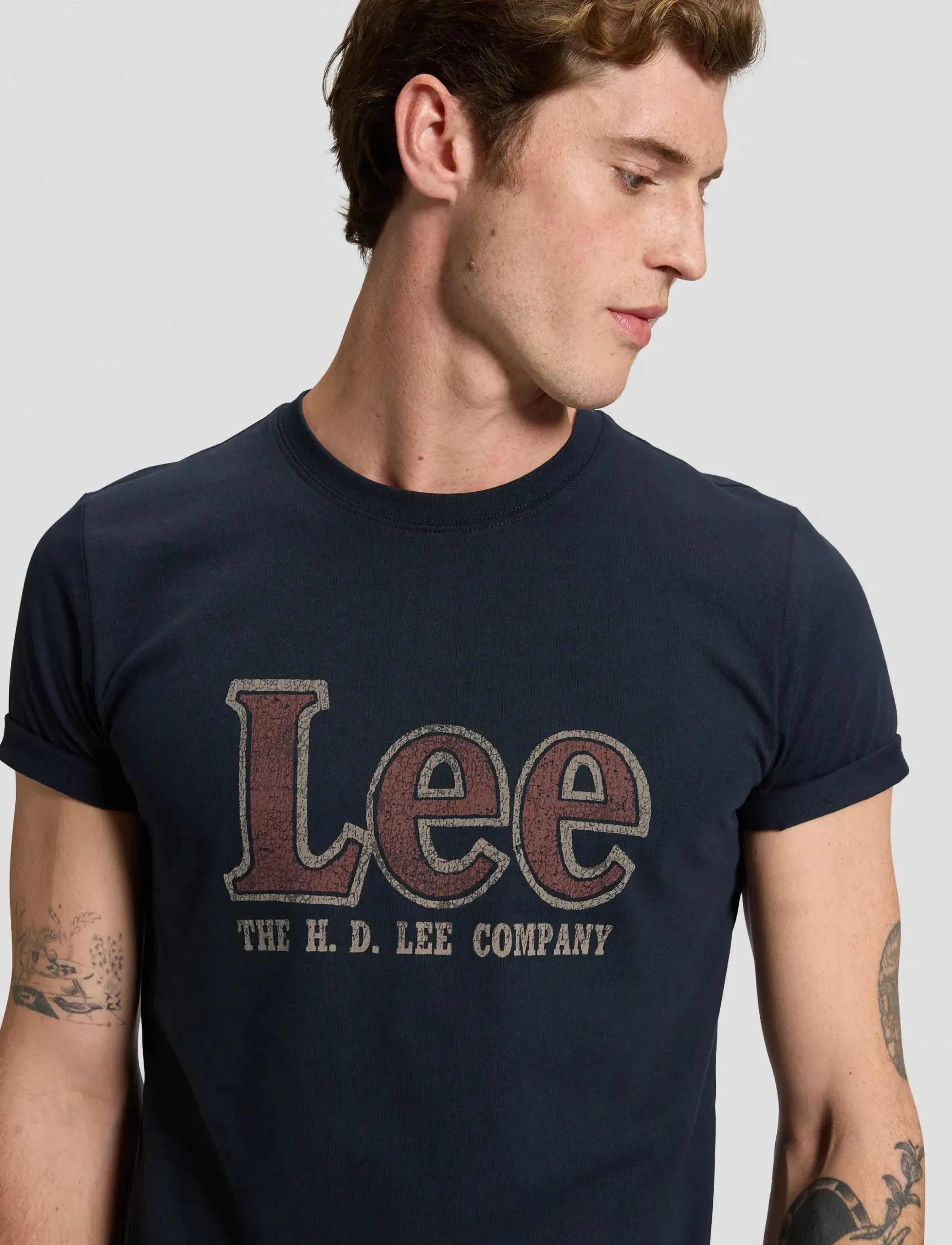 Lee Jeans - LEE AMERICANA TEE - lühikeste varrukatega t-särgid - rebel navy - 5