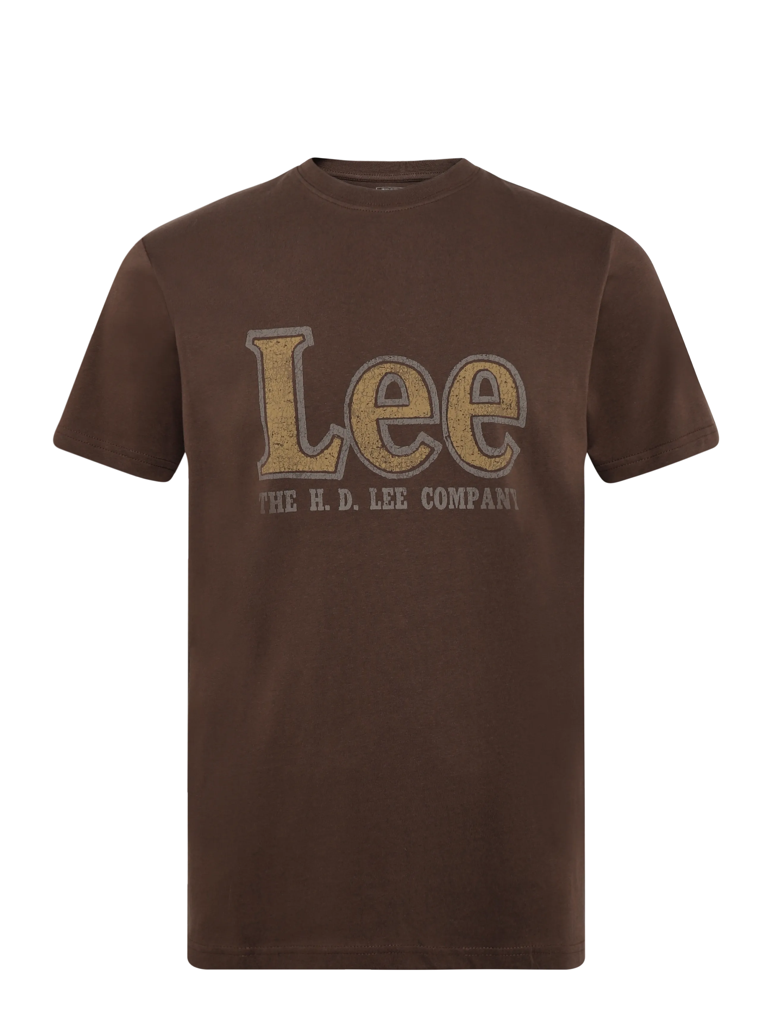 Lee Jeans - LEE AMERICANA TEE - short-sleeved t-shirts - shaved chocolate - 1