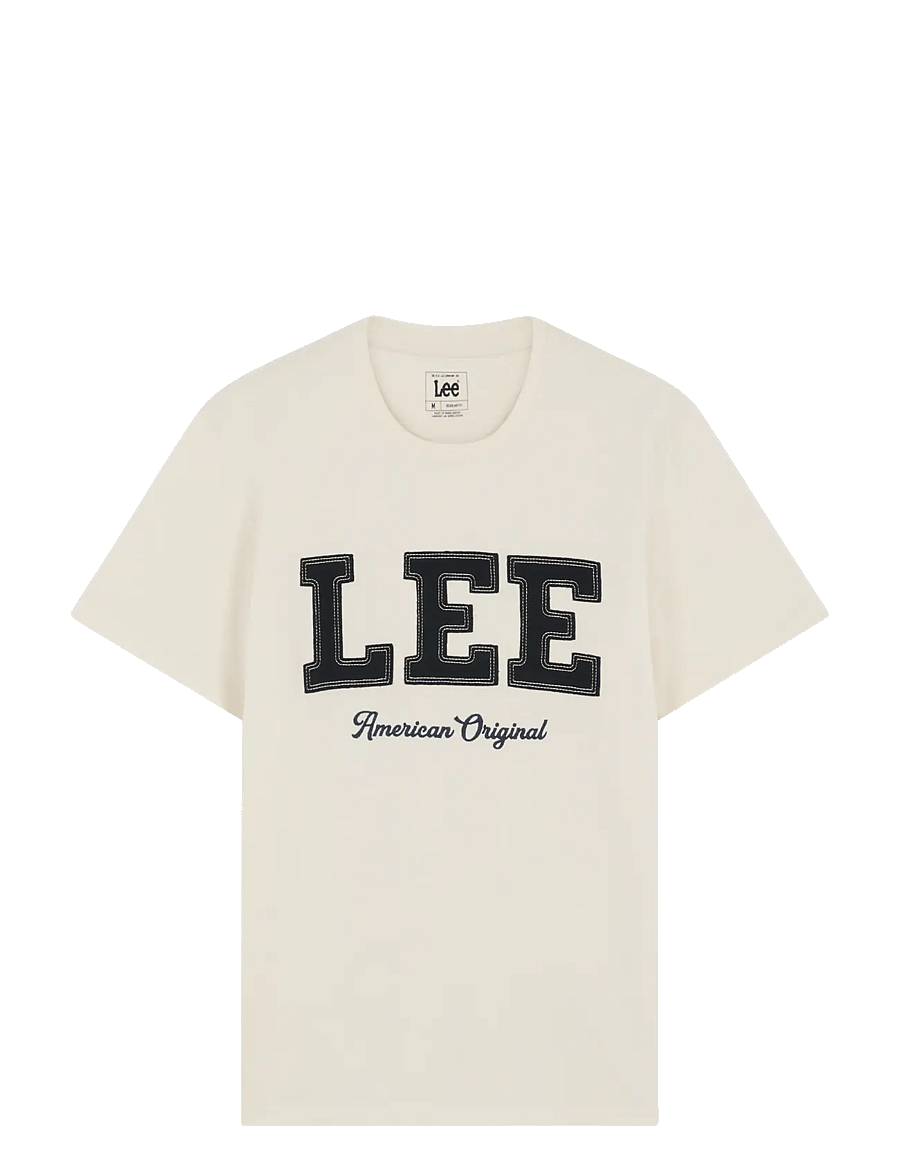 Lee Jeans - LEE ORIGINAL TEE - lühikeste varrukatega t-särgid - ecru - 1