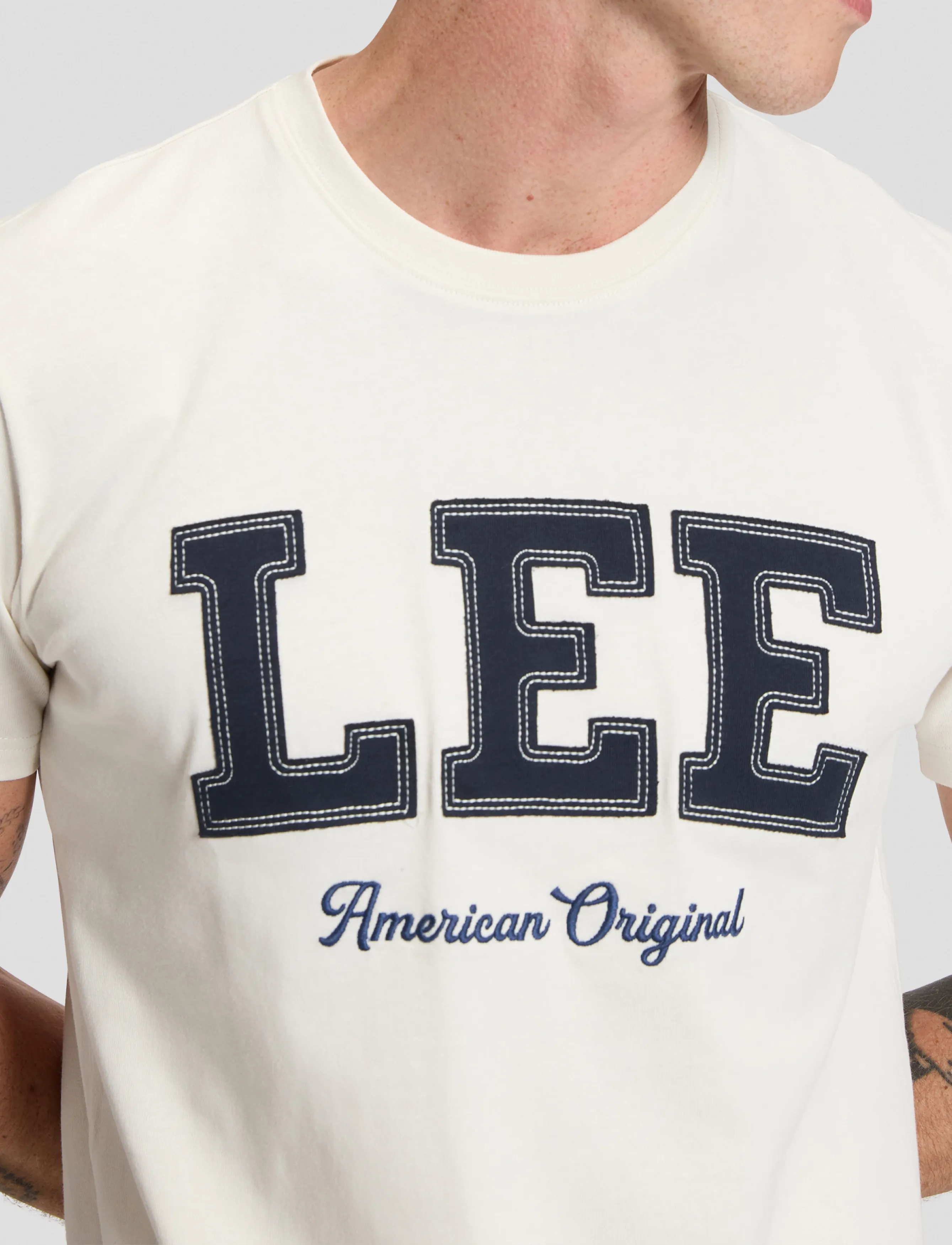 Lee Jeans - LEE ORIGINAL TEE - ecru - 5