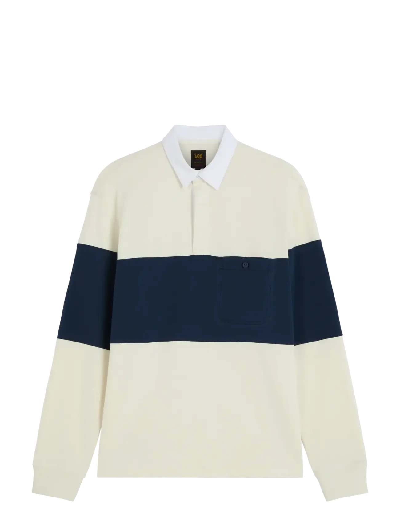 Lee Jeans - RUGBY TEE - poloer i strik med lange ærmer - ecru - 1