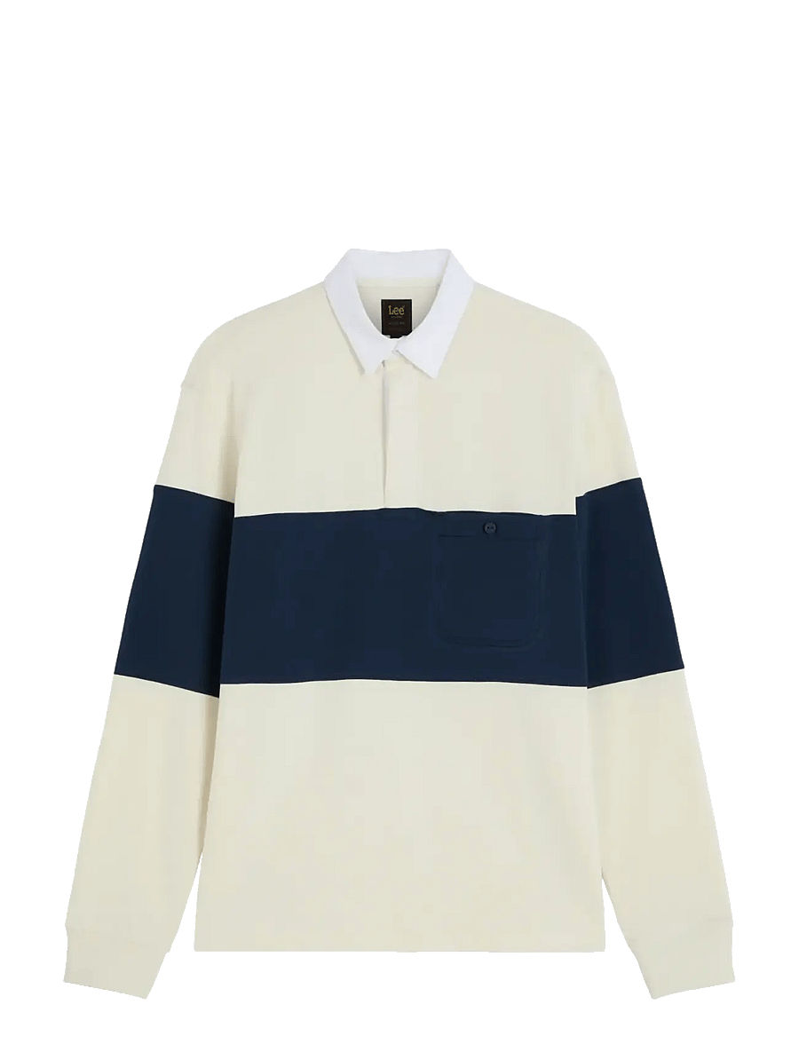 Lee Jeans - RUGBY TEE - poloer i strik med lange ærmer - ecru - 1
