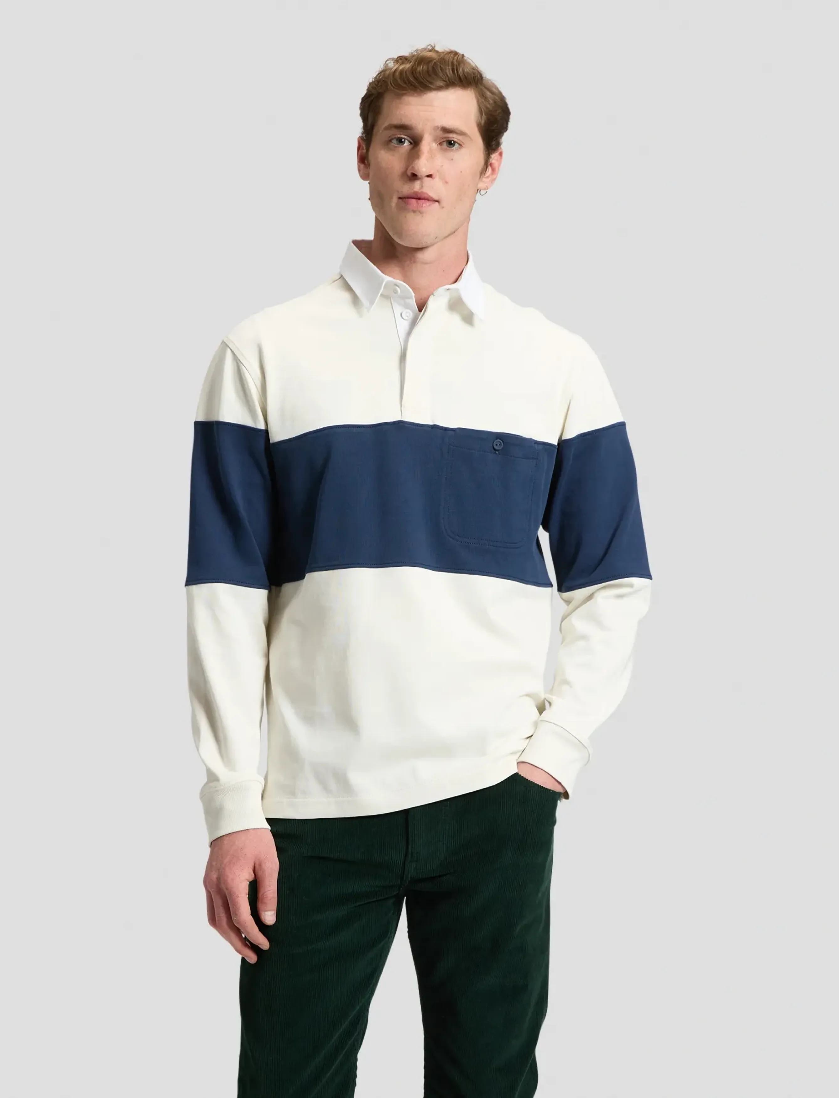 Lee Jeans - RUGBY TEE - poloer i strik med lange ærmer - ecru - 2