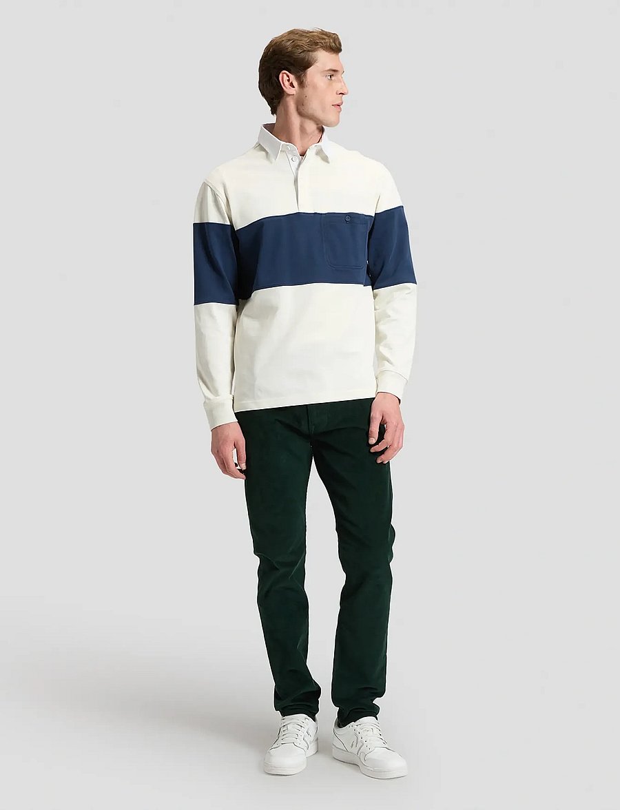 Lee Jeans - RUGBY TEE - poloer i strik med lange ærmer - ecru - 4