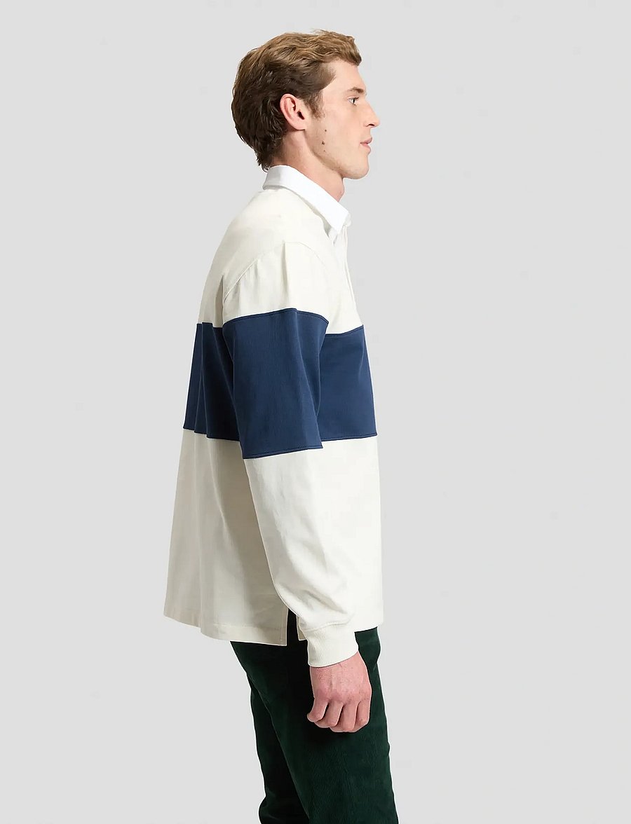 Lee Jeans - RUGBY TEE - poloer i strik med lange ærmer - ecru - 5