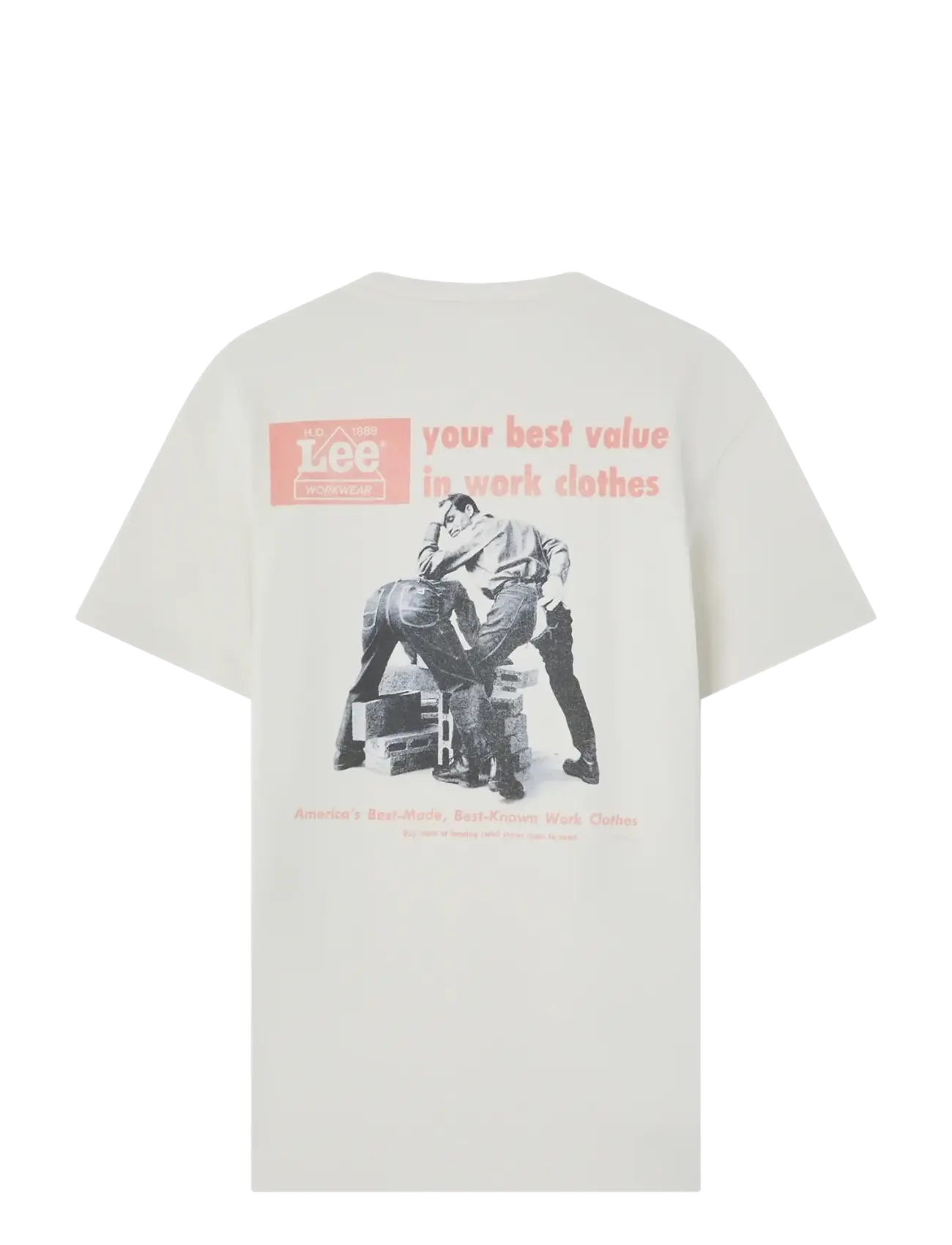 Lee Jeans - WORKWEAR QUALITY TEE - ecru - 2