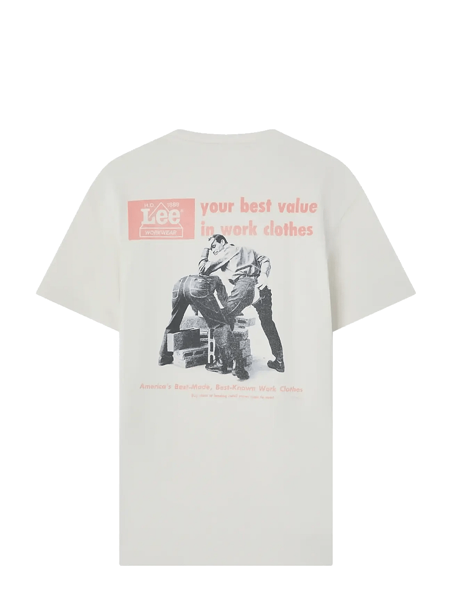 Lee Jeans - WORKWEAR QUALITY TEE - ecru - 2