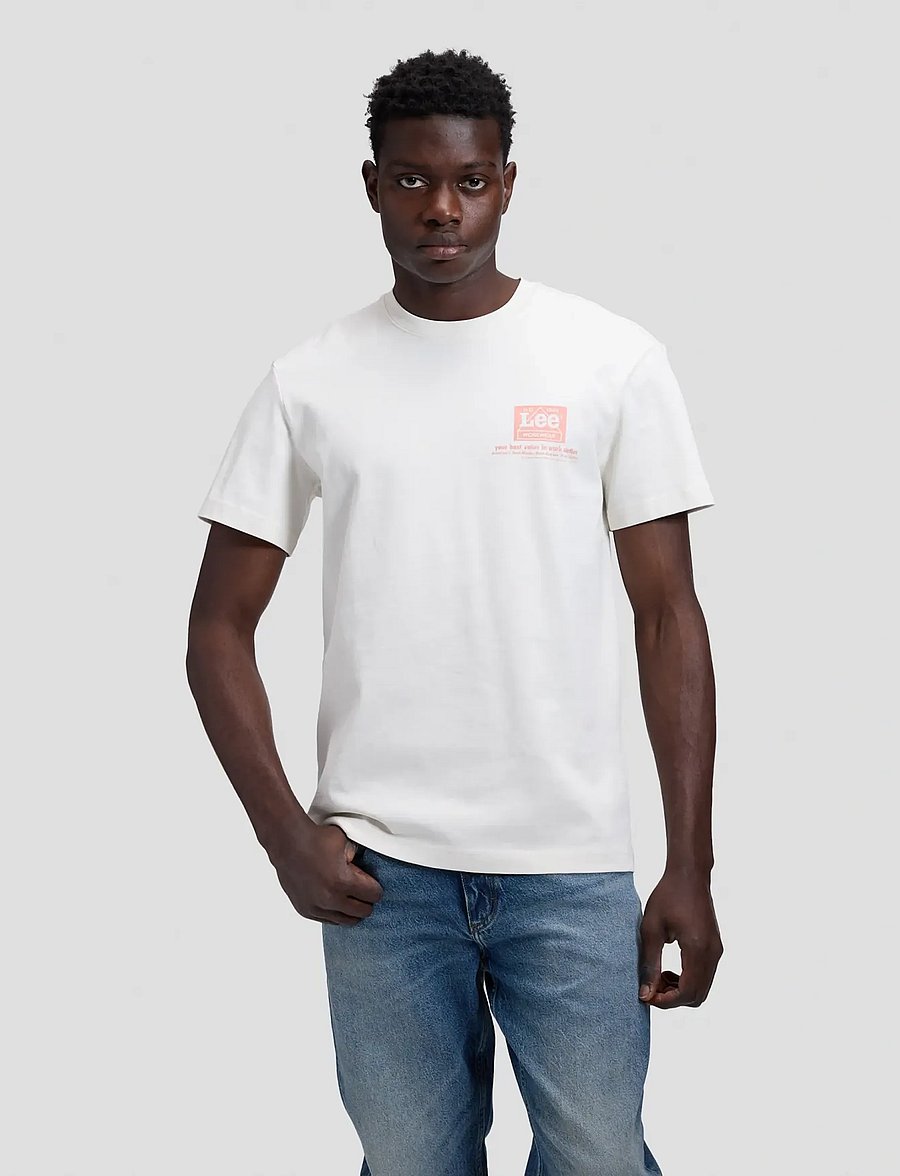 Lee Jeans - WORKWEAR QUALITY TEE - ecru - 3