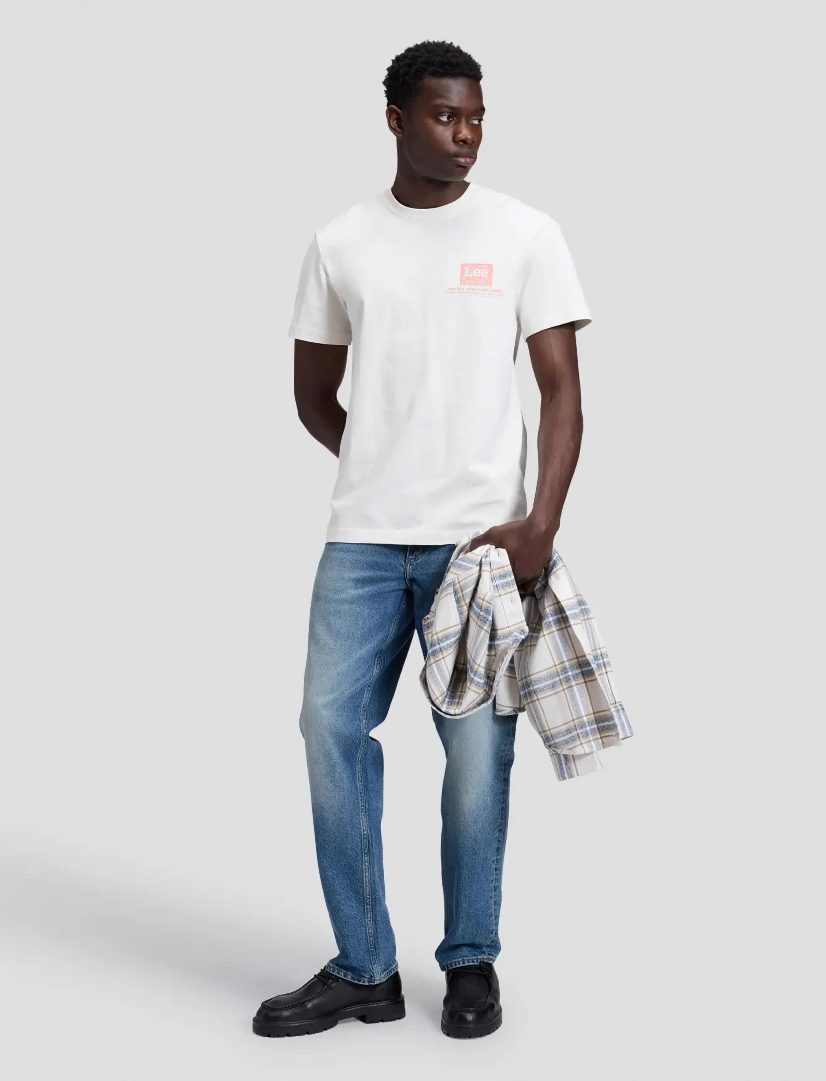Lee Jeans - WORKWEAR QUALITY TEE - ecru - 5