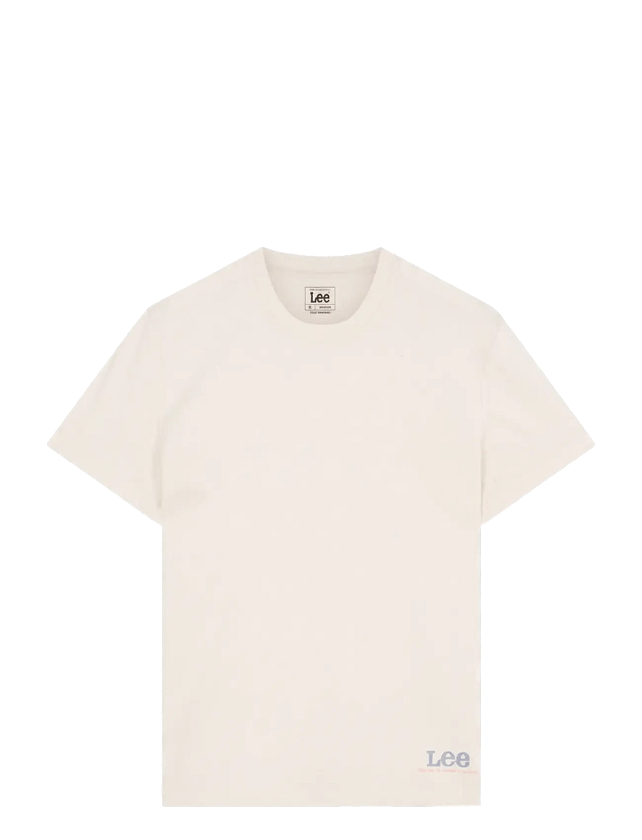 Lee Jeans - WORKWEAR BUILDING TEE - kortärmade t-shirts - ecru - 1