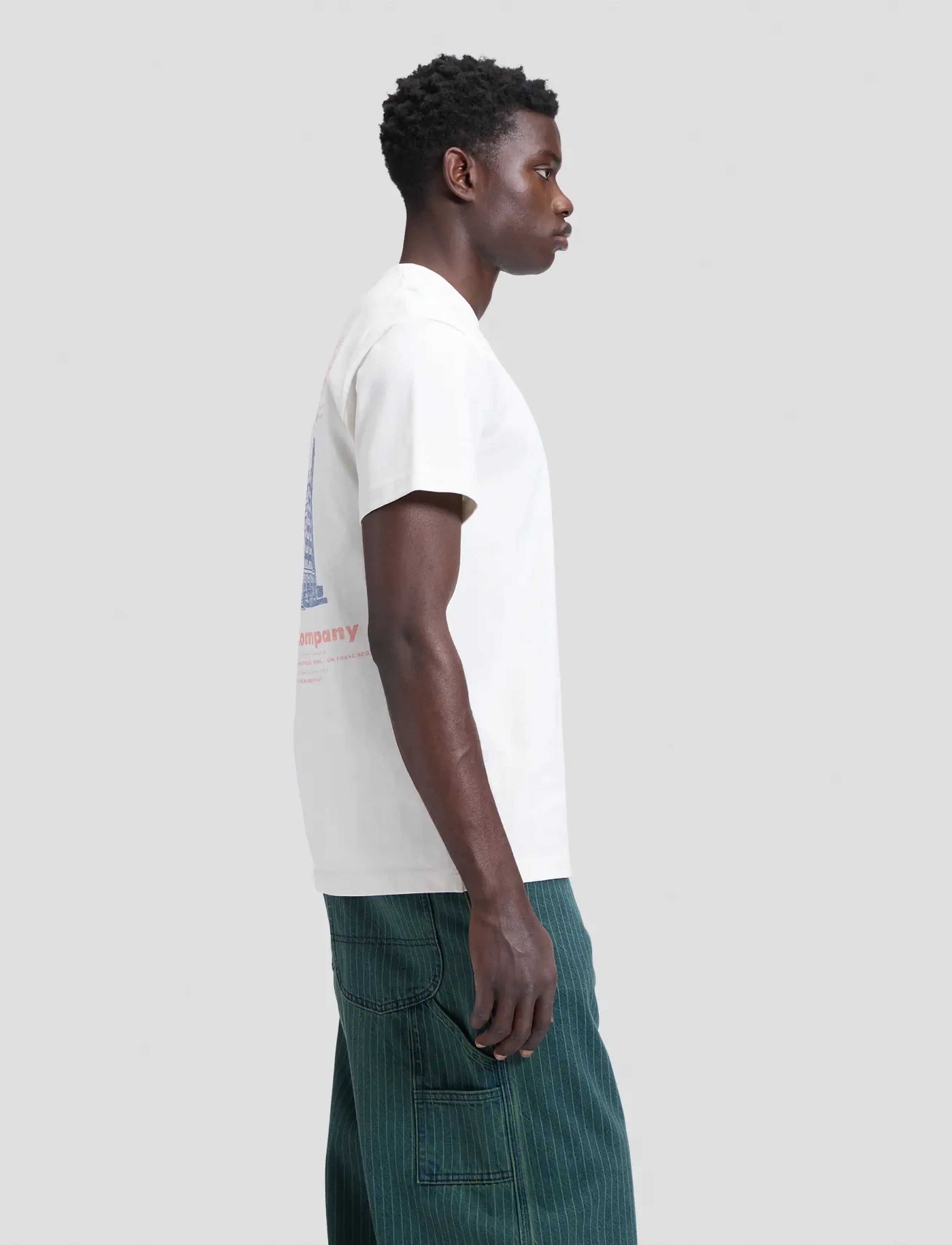 Lee Jeans - WORKWEAR BUILDING TEE - kortärmade t-shirts - ecru - 5