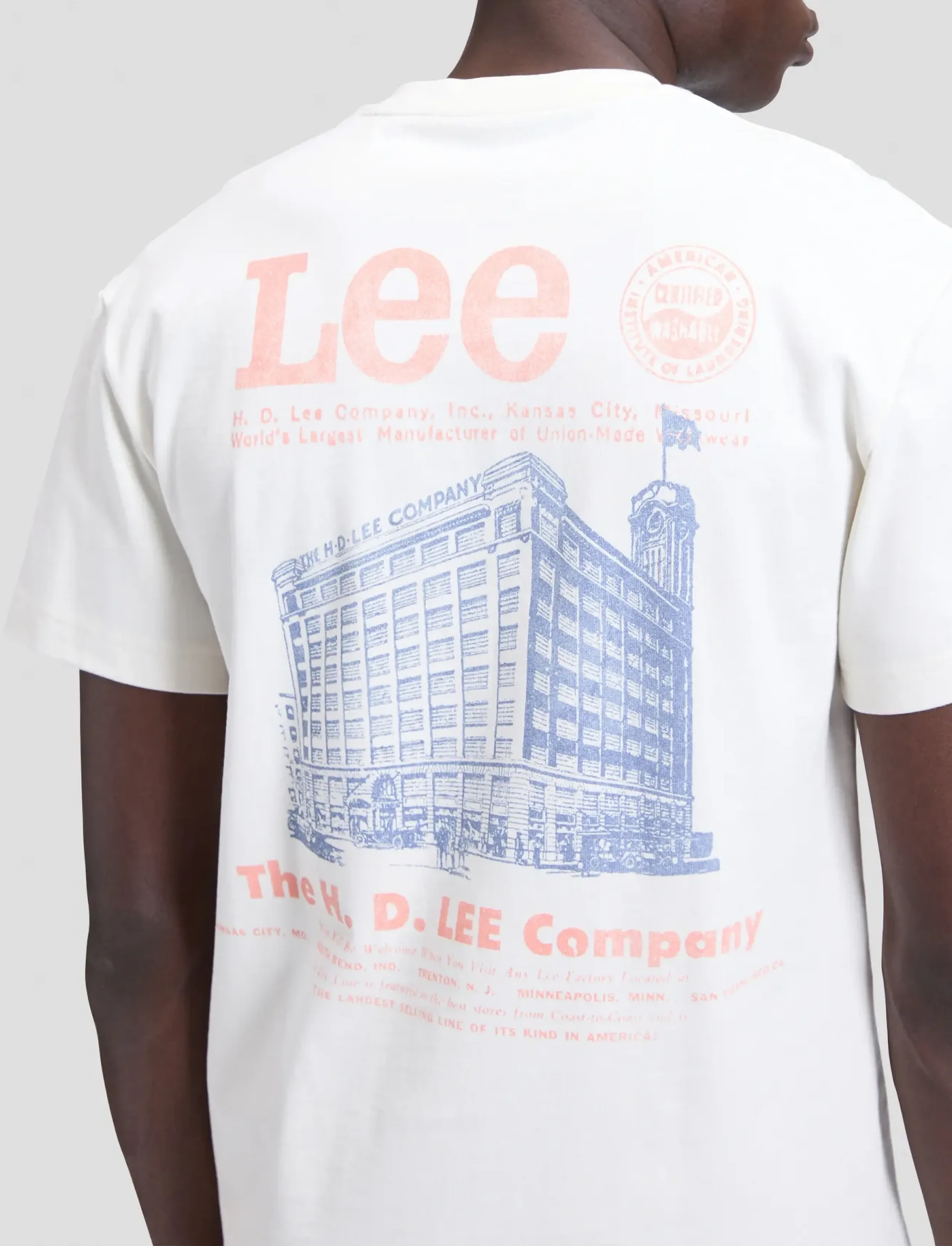 Lee Jeans Workwear Building Tee t-shirts herr – bild 5