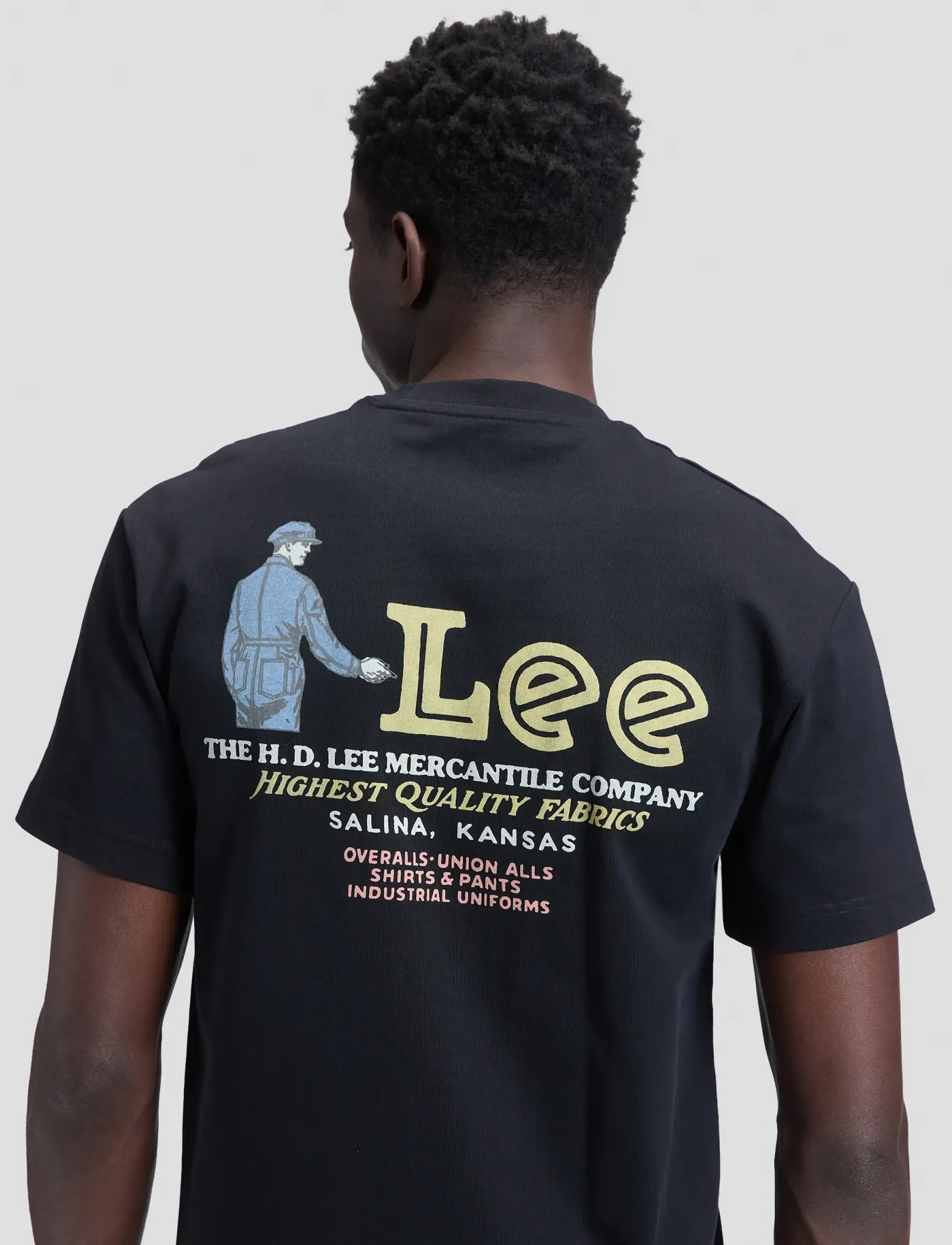 Lee Jeans Workwear Uniform Tee t-shirts med tryck herr – bild 5