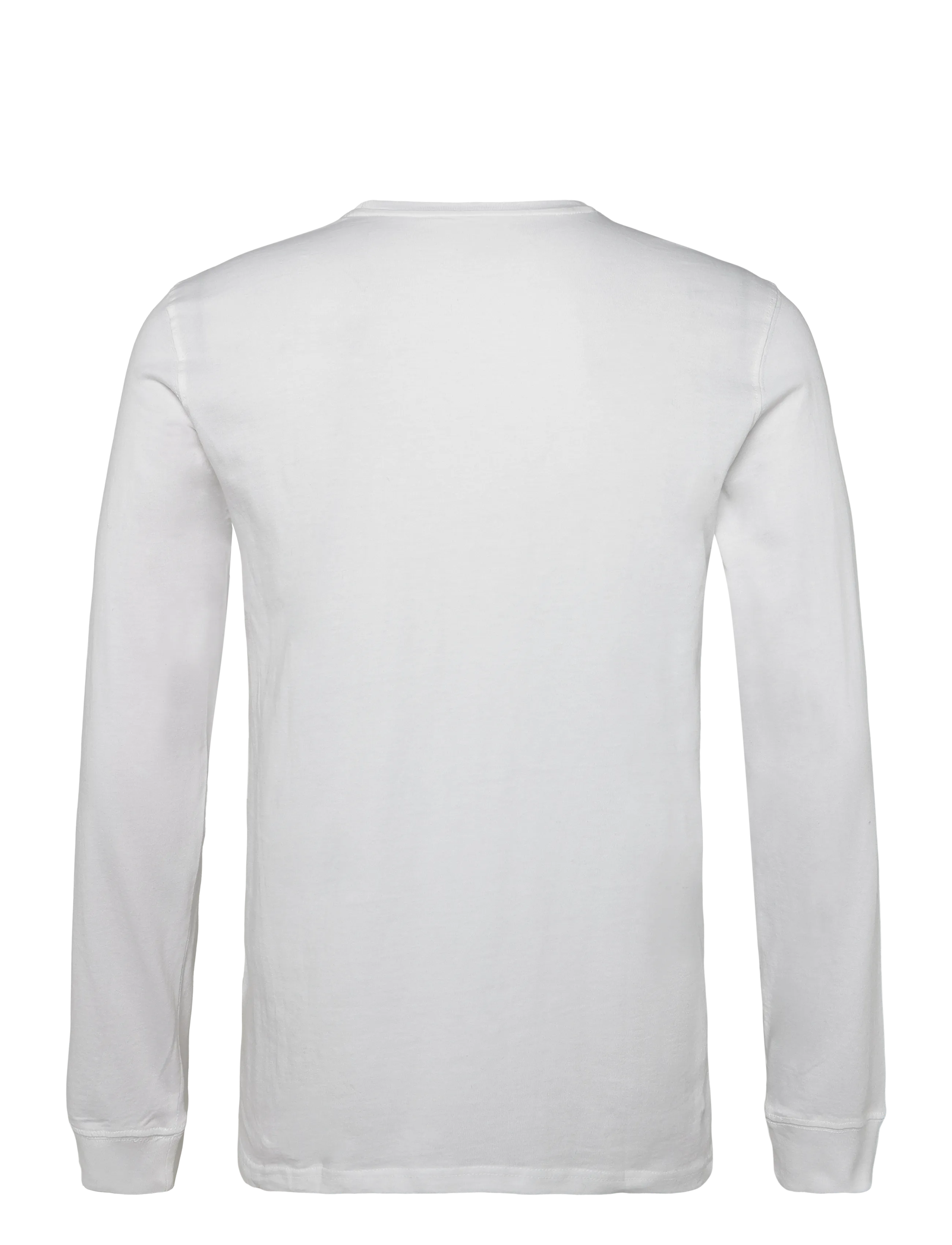 Lee Jeans - LS WOVEN LABEL TEE - mažiausios kainos - bright white - 2