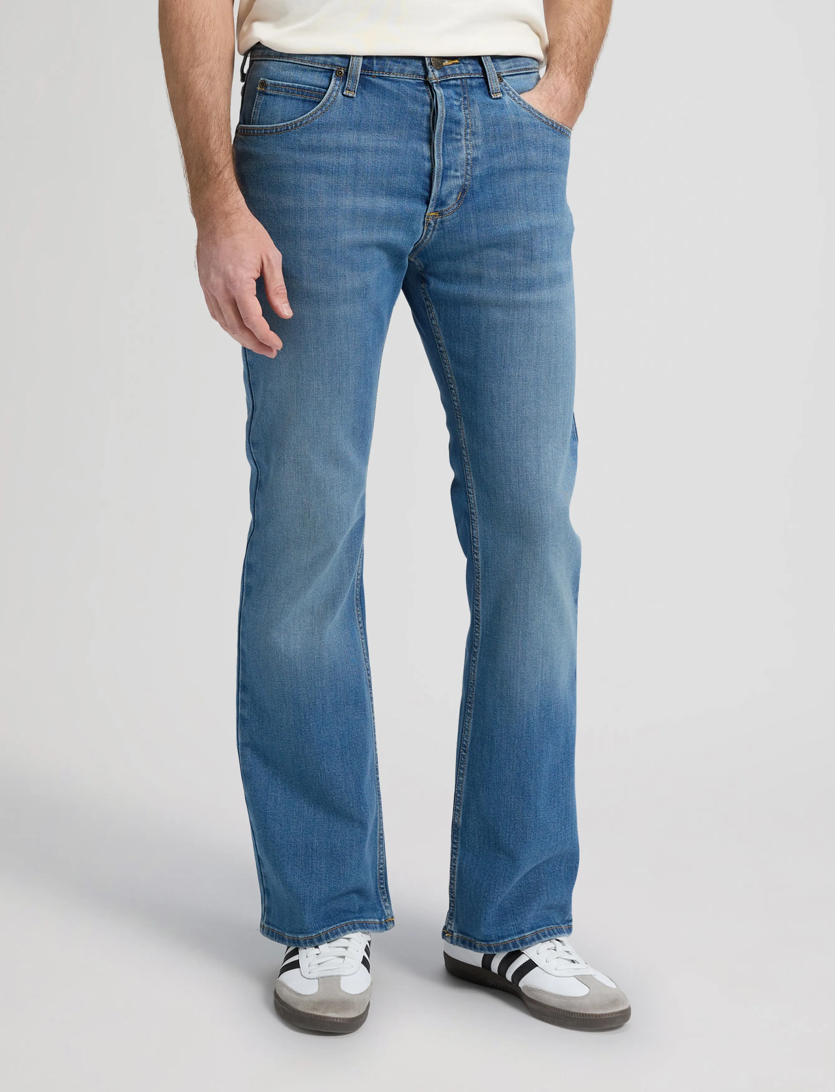 Lee Jeans DENVER - Regular jeans - BLUE USED FEVER / blue
