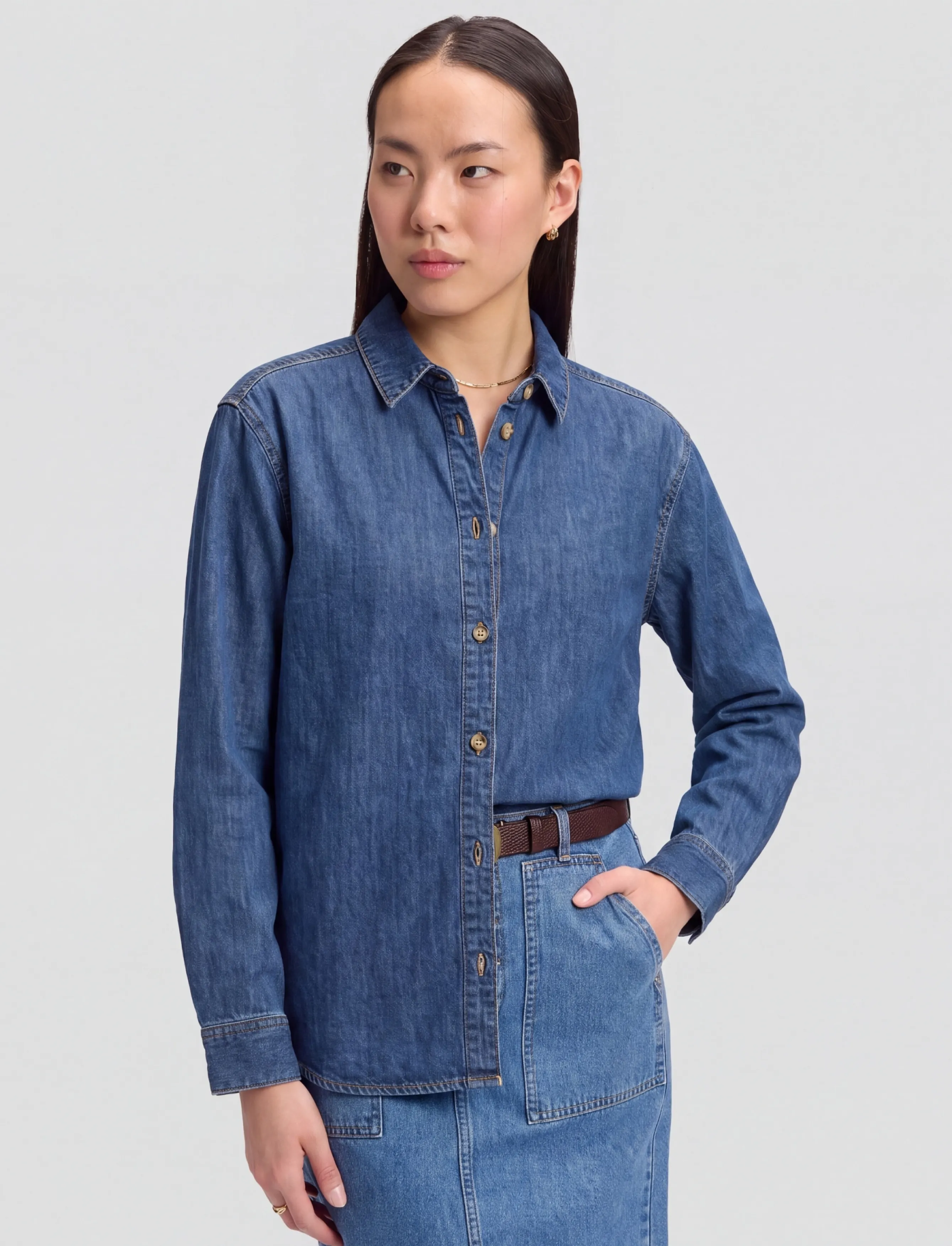 Lee Jeans CLASSIC SHIRT - Hemden - BRASH BLUE / blue