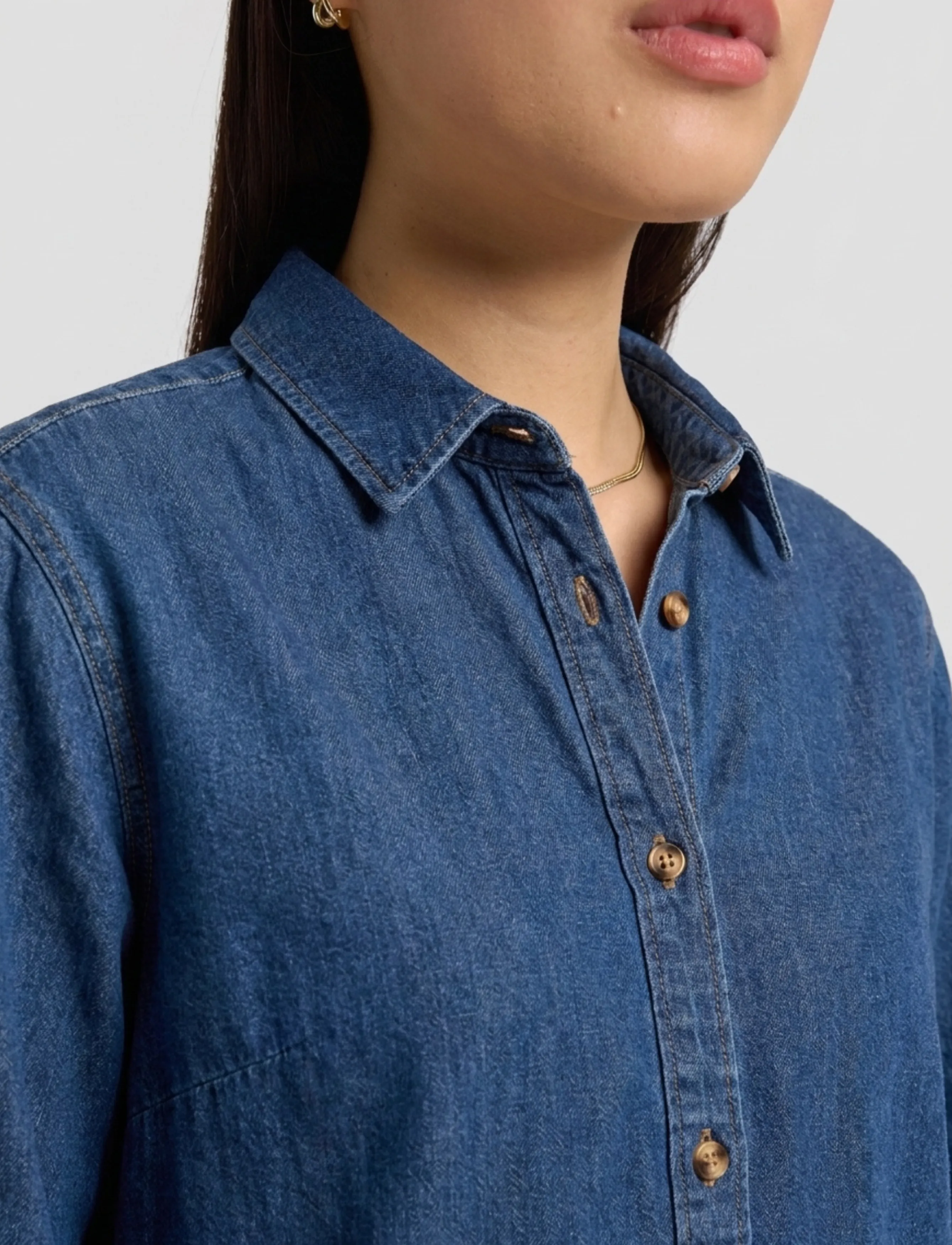 Lee Jeans - CLASSIC SHIRT - langärmlige hemden - brash blue - 4