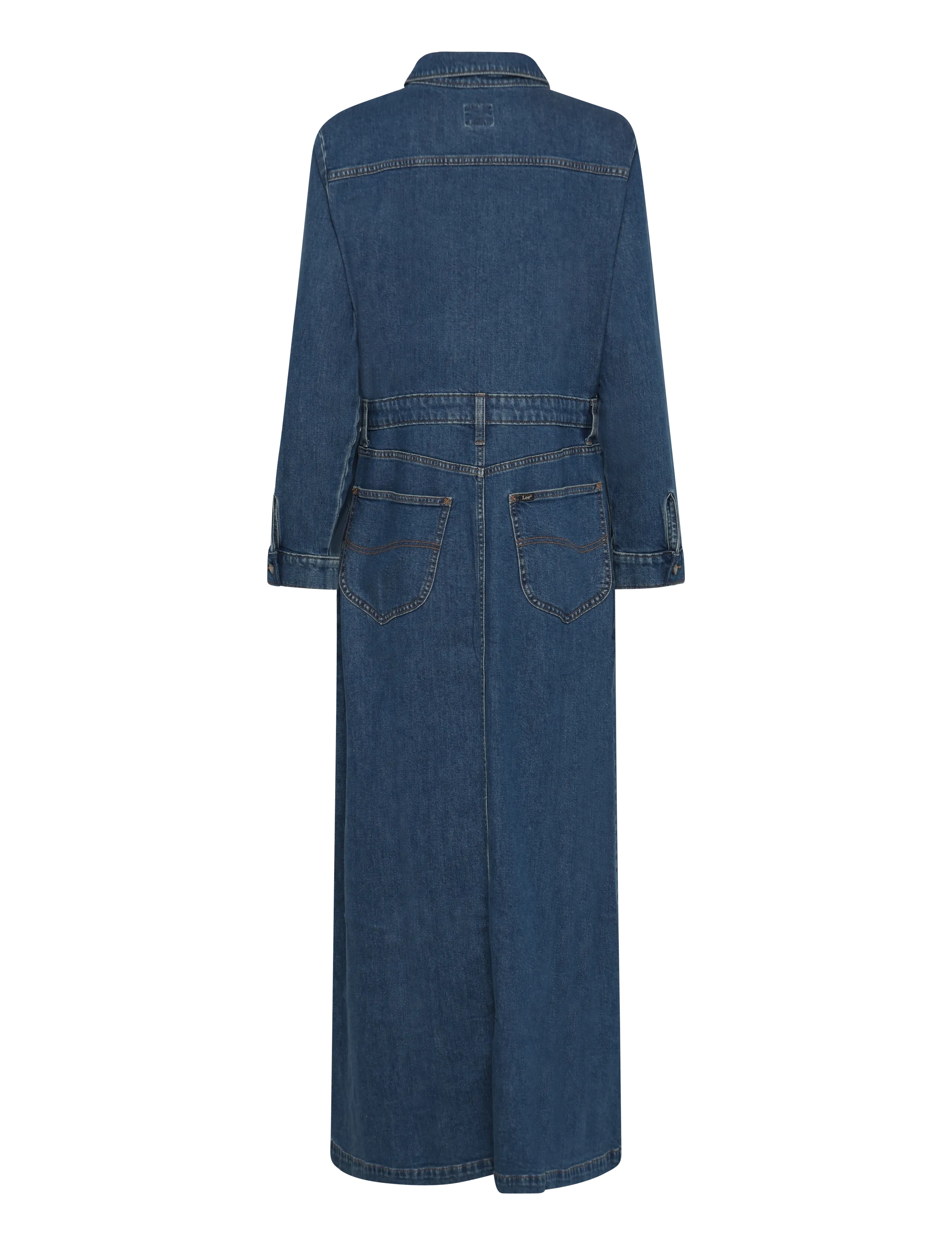 Lee Jeans - ALL PURPOSE MAXI DRESS - jeansklänningar - indigo twist - 2