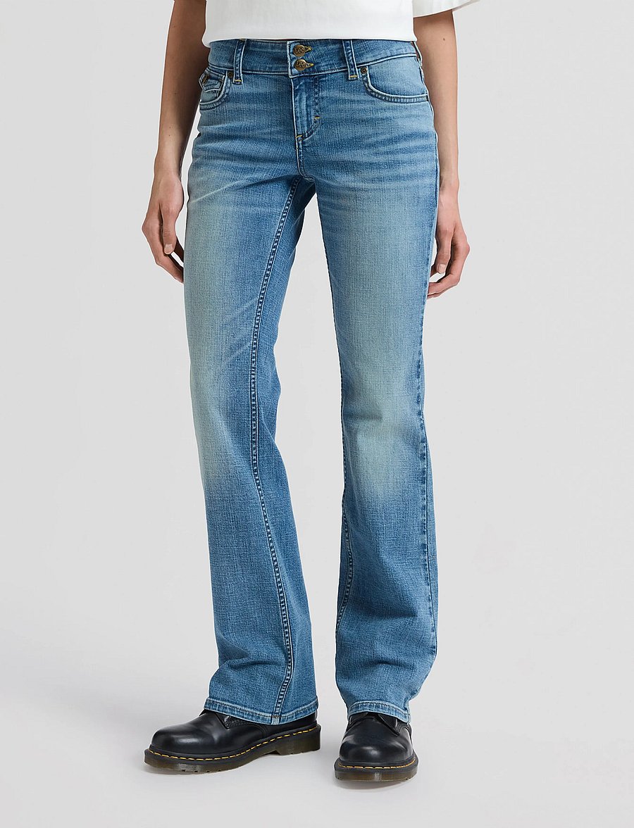 Lee Jeans - FLAP POCKET JESSICA - alt laiad teksad - flowing river - 0