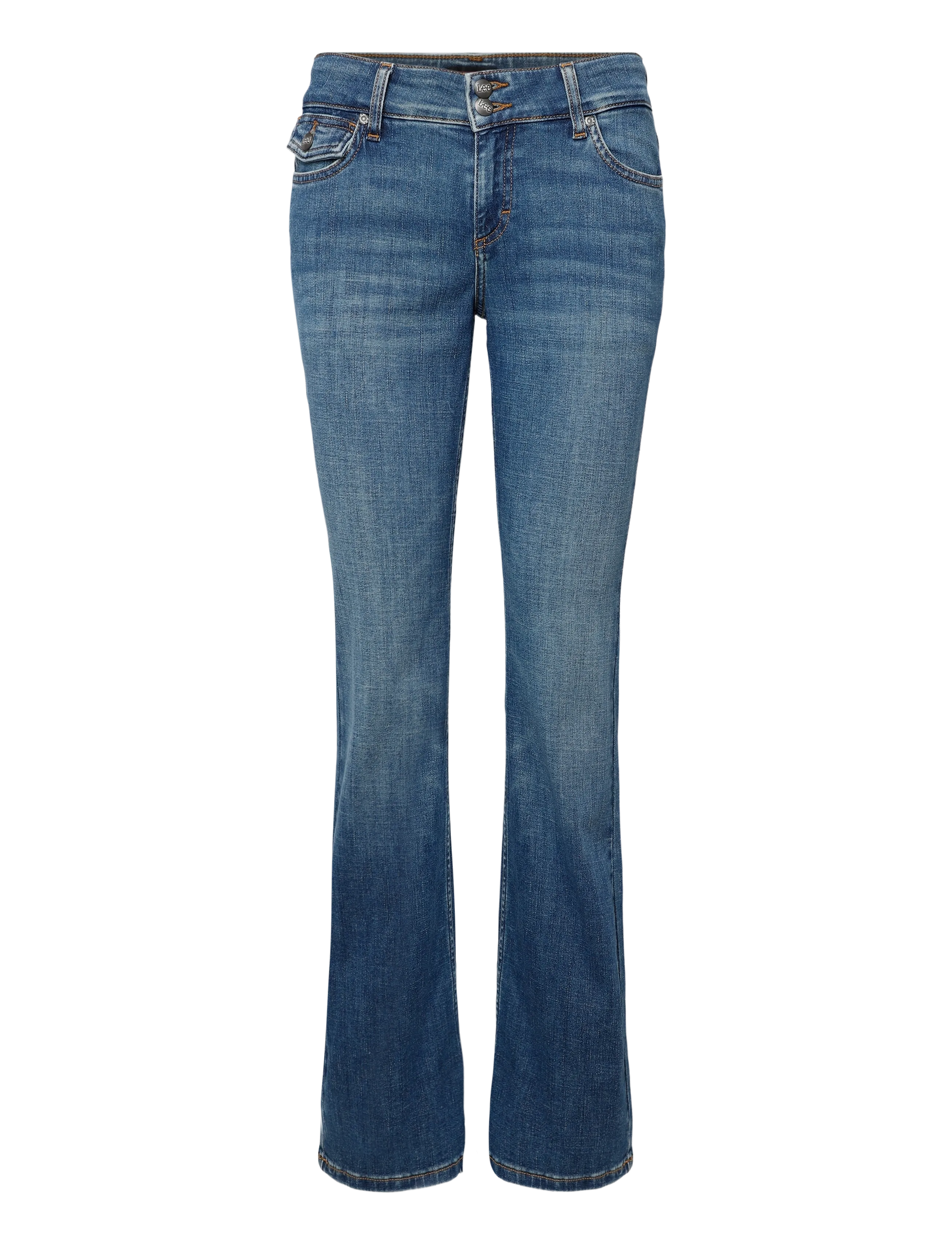 Lee Jeans - FLAP POCKET JESSICA - schlaghosen - mid fade - 1