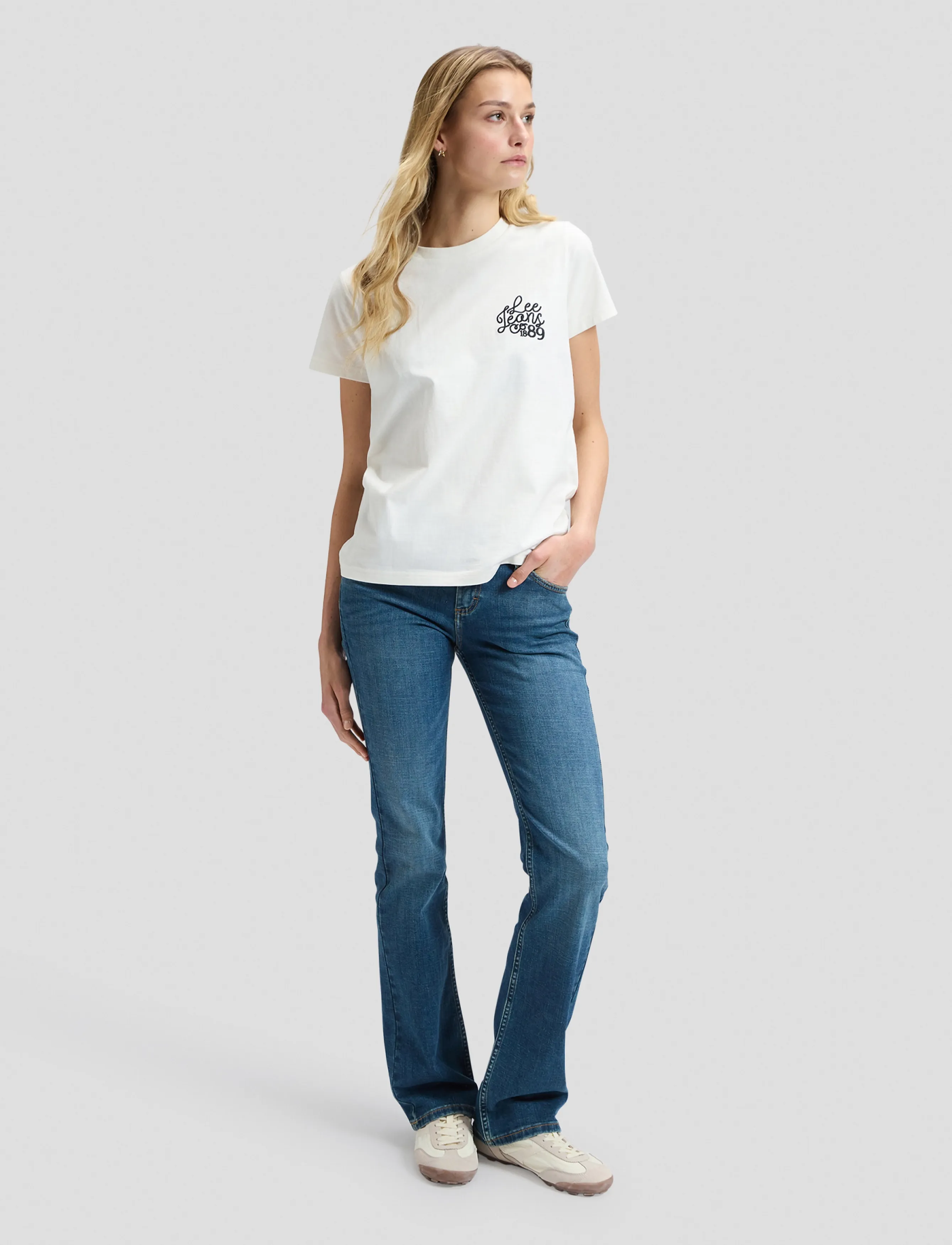 Lee Jeans - FLAP POCKET JESSICA - mid fade - 2