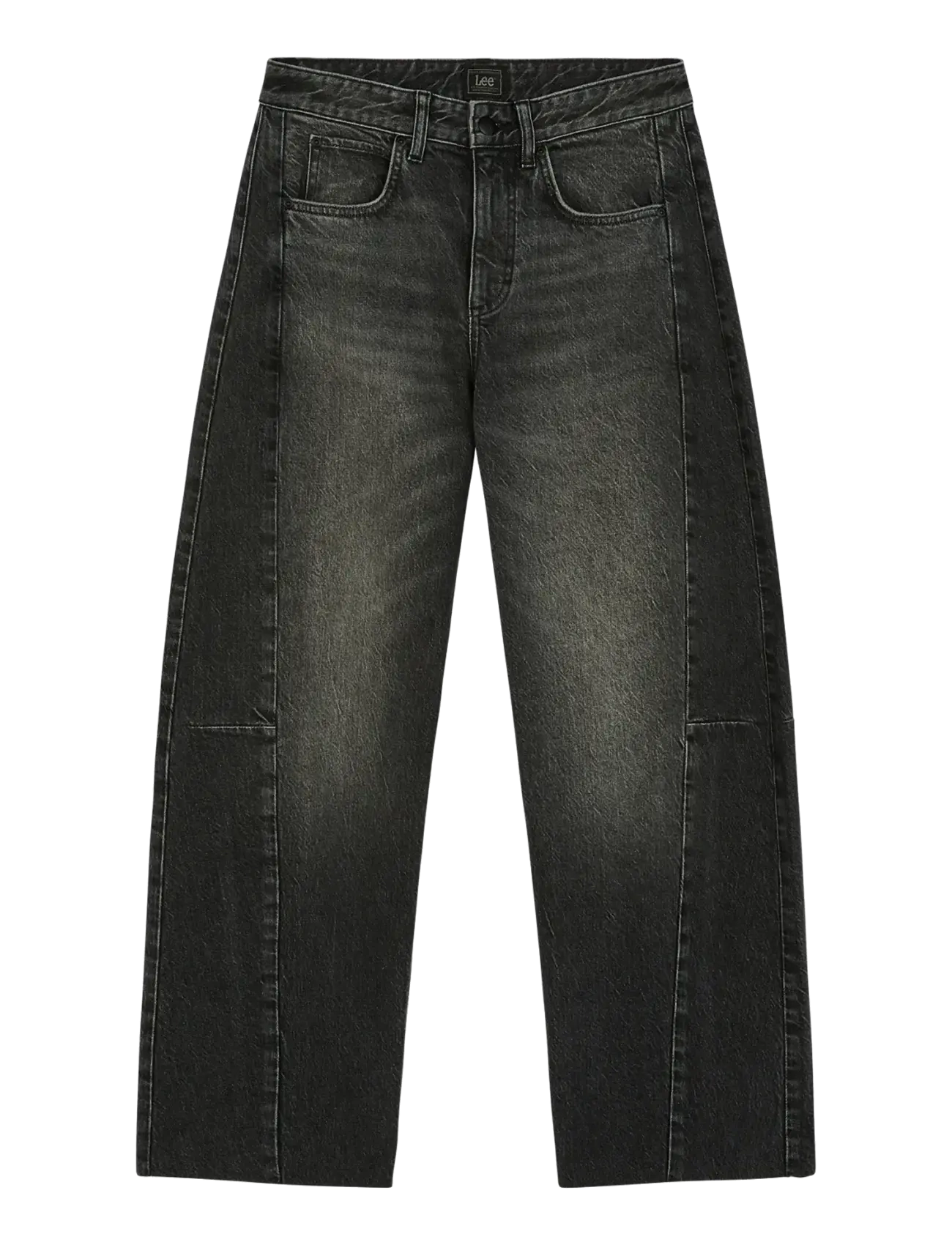 Lee Jeans - RIDER BARREL - barrel jeans - charred black - 1