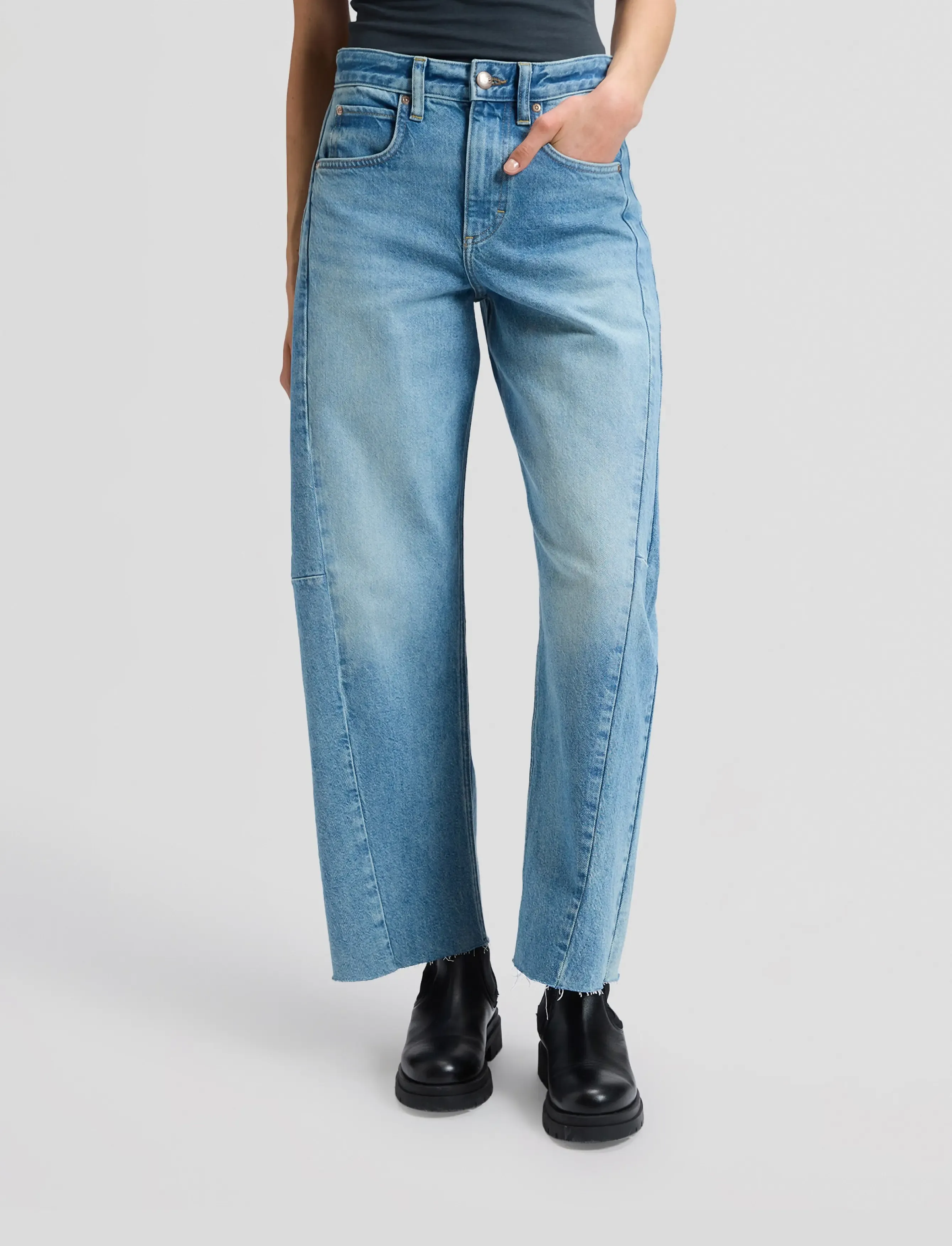 Lee Jeans RIDER BARREL - Lee Jeans - MEMORY TRIP / blue