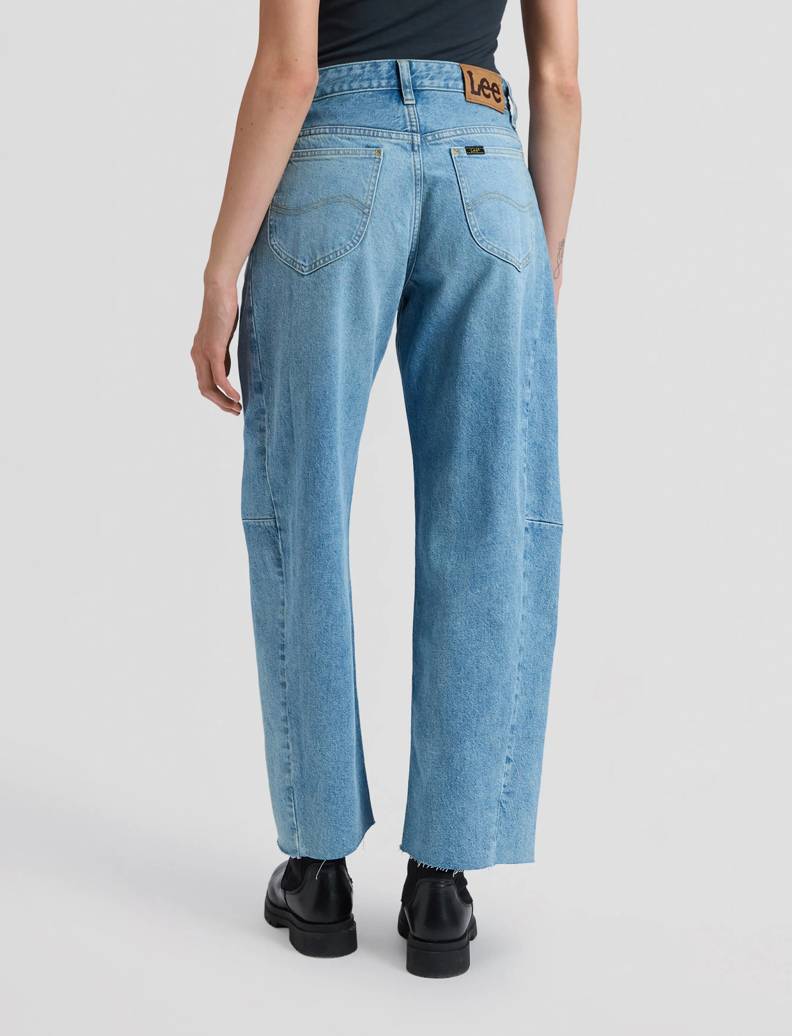 Lee Jeans - RIDER BARREL - barrel jeans - memory trip - 1