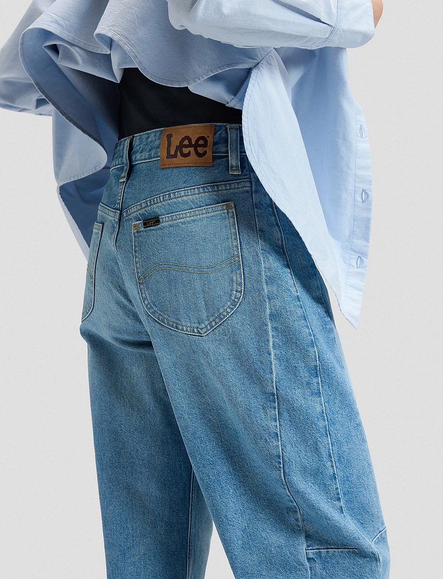 Lee Jeans - RIDER BARREL - barrel jeans - memory trip - 4