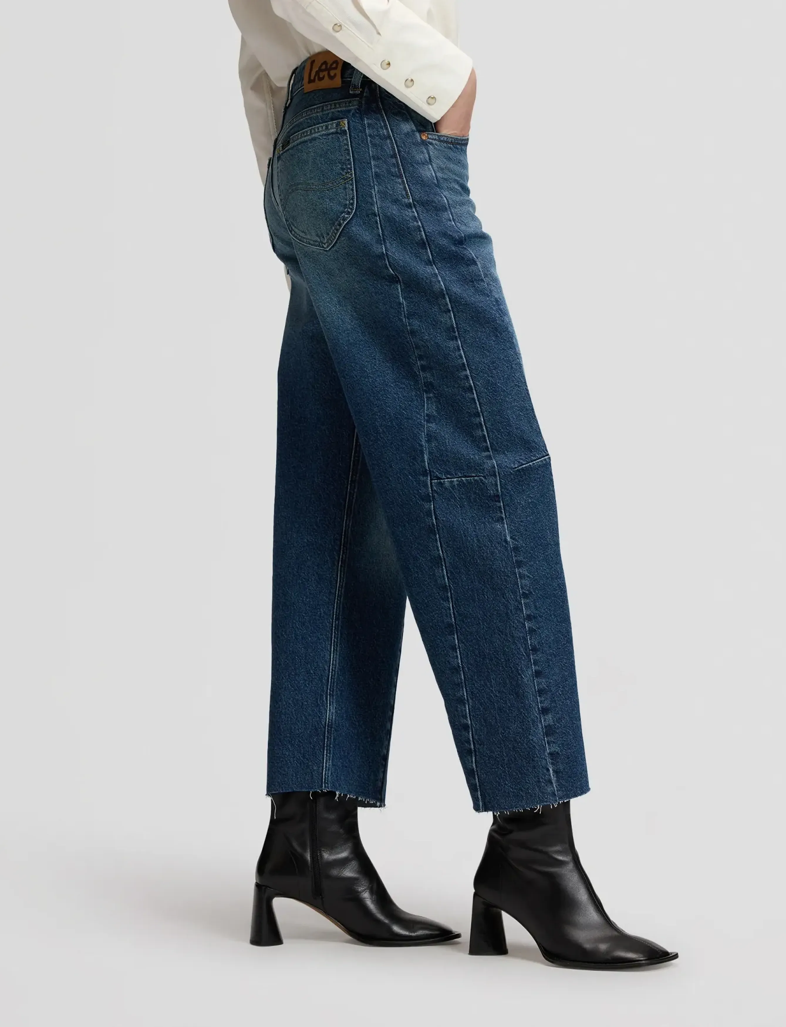 Lee Jeans - RIDER BARREL - barrel jeans - stellar blade - 4