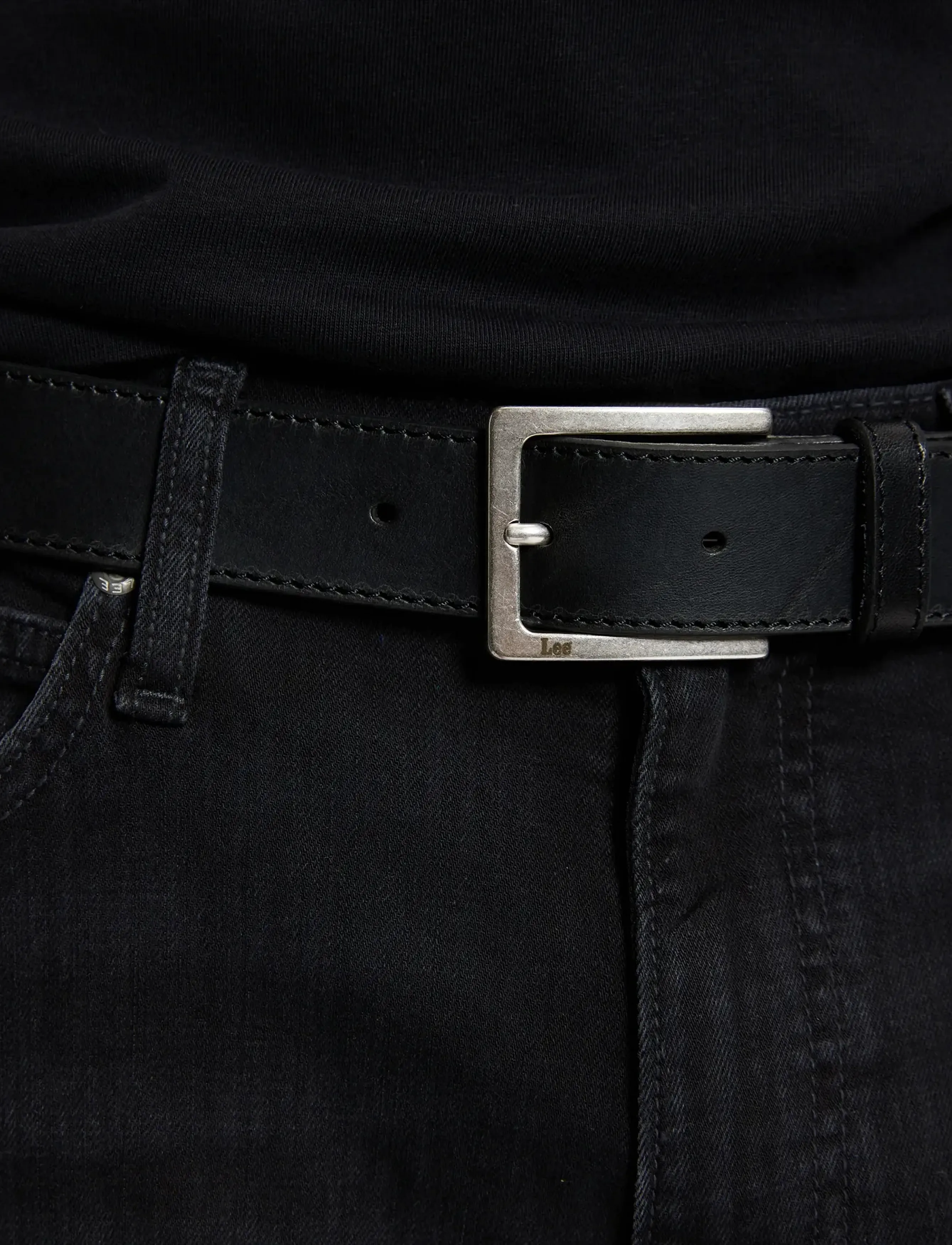Lee Jeans - FORMAL BELT - klassische gürtel - black - 3