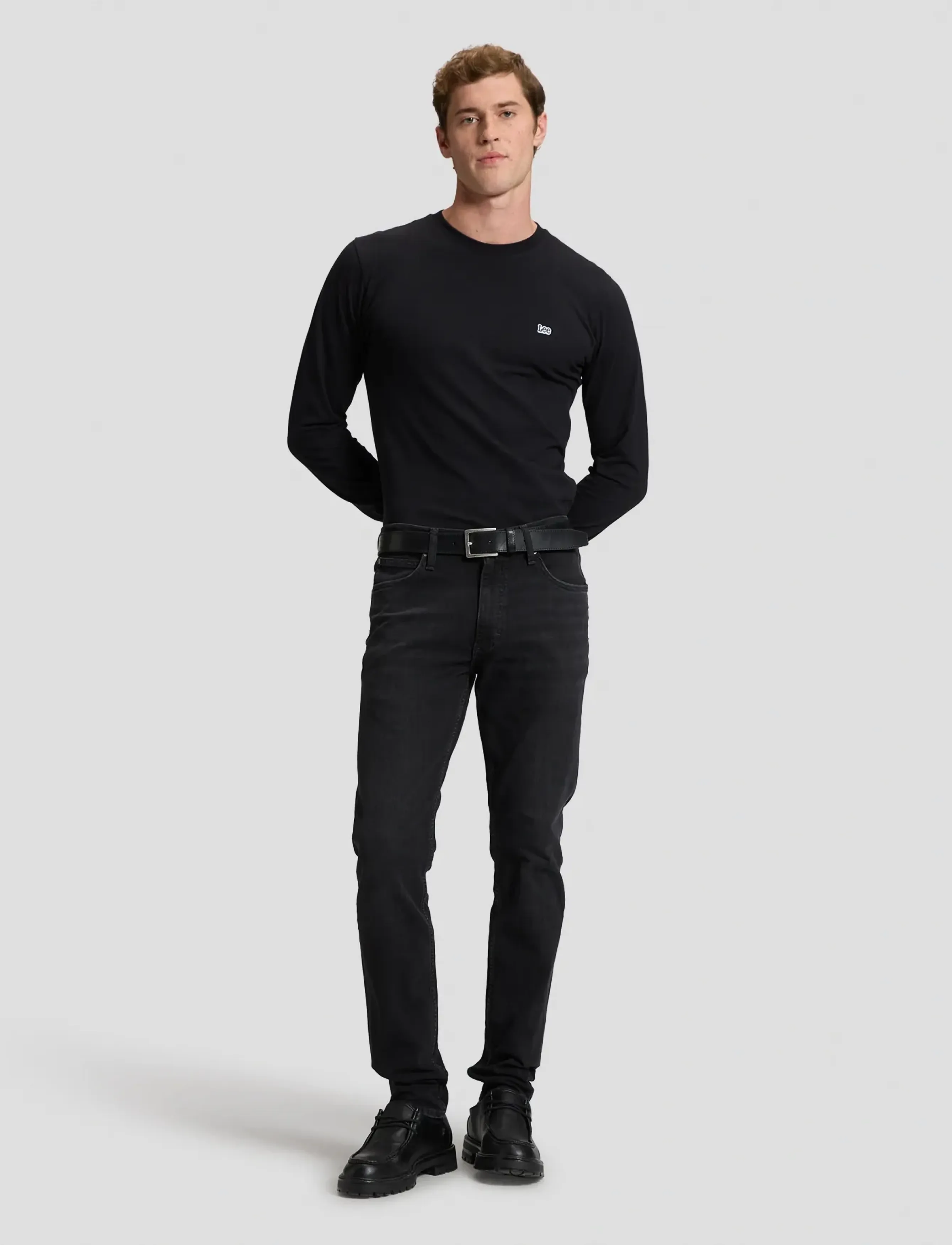 Lee Jeans - FORMAL BELT - klassische gürtel - black - 4