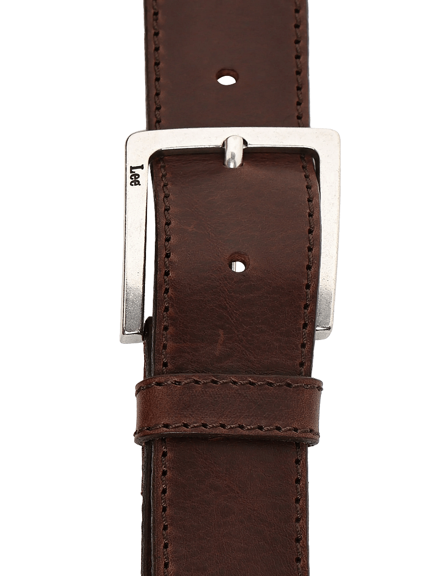 Lee Jeans - FORMAL BELT - klassische gürtel - dark brown - 5