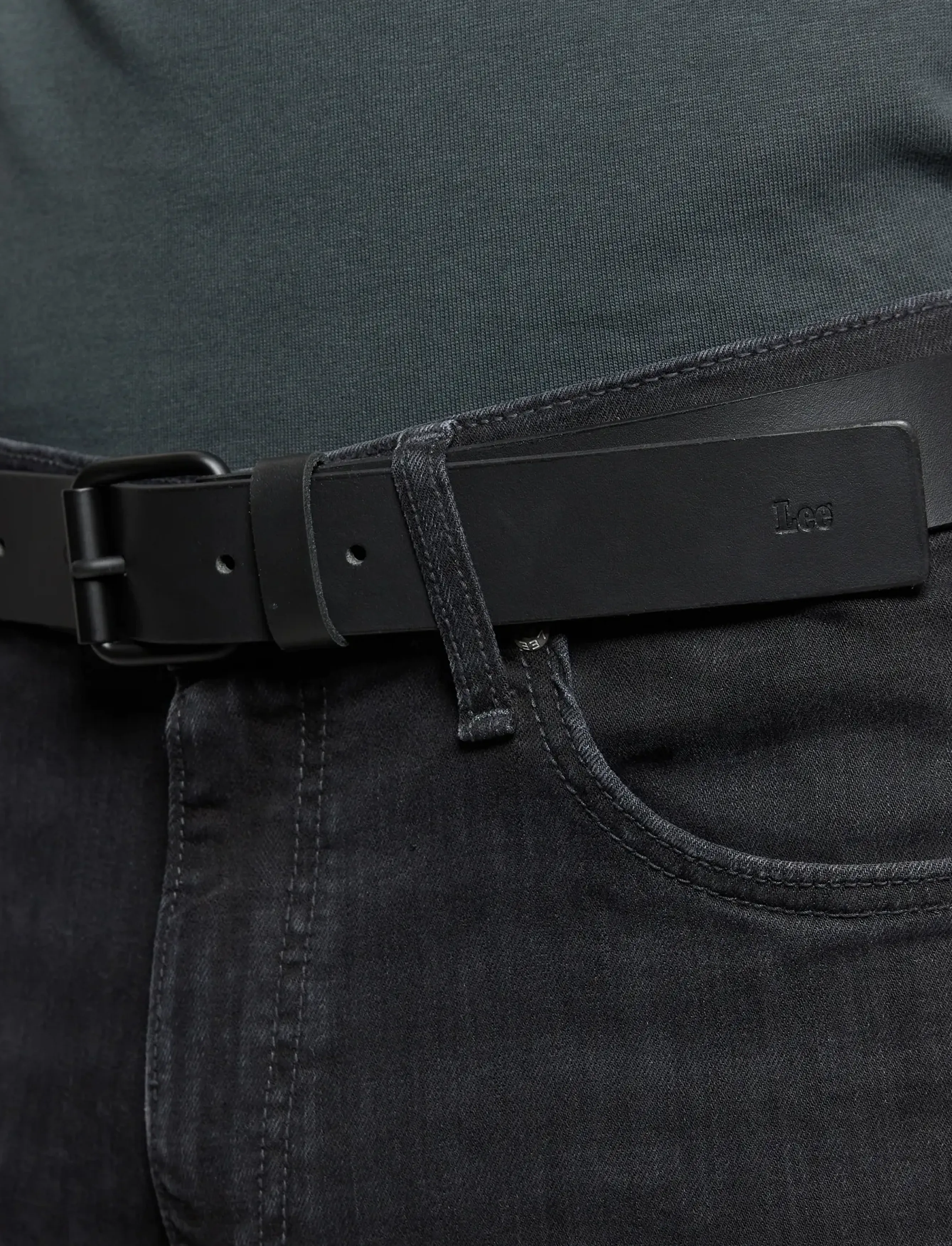 Lee Jeans - MEN BASIC BELT - klassiske bælter - black - 3