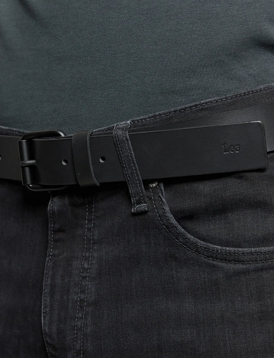 Lee Jeans - MEN BASIC BELT - klassische gürtel - black - 3