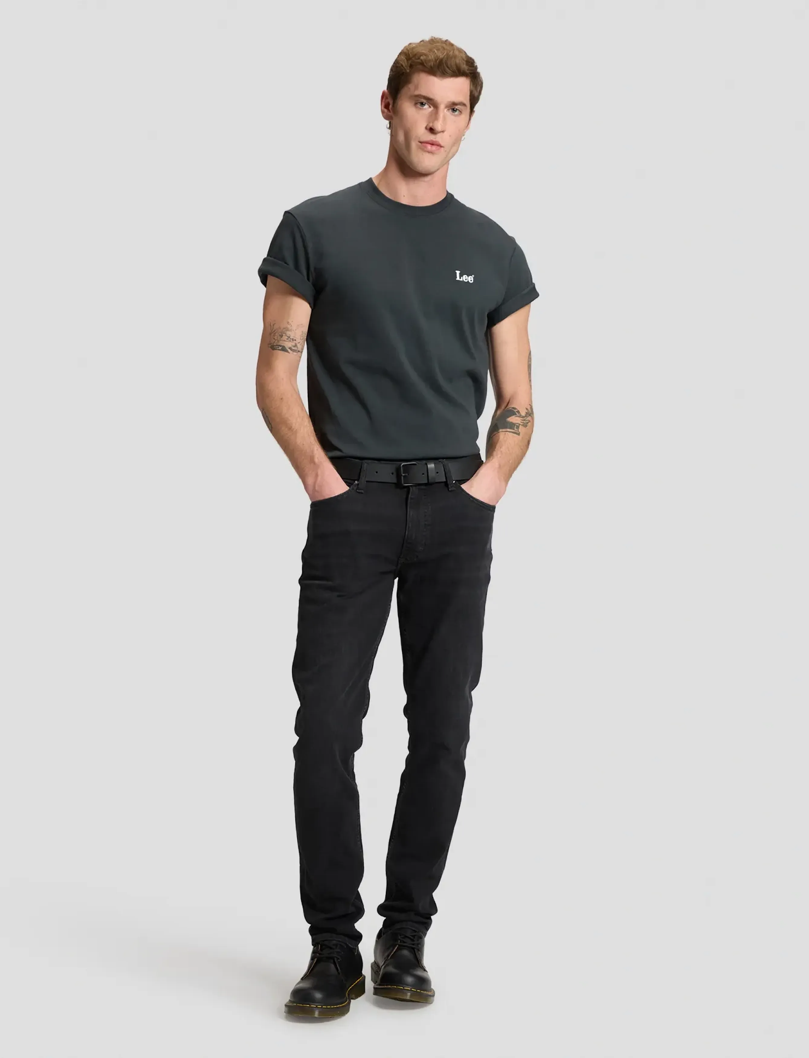 Lee Jeans - MEN BASIC BELT - klassiske bælter - black - 4
