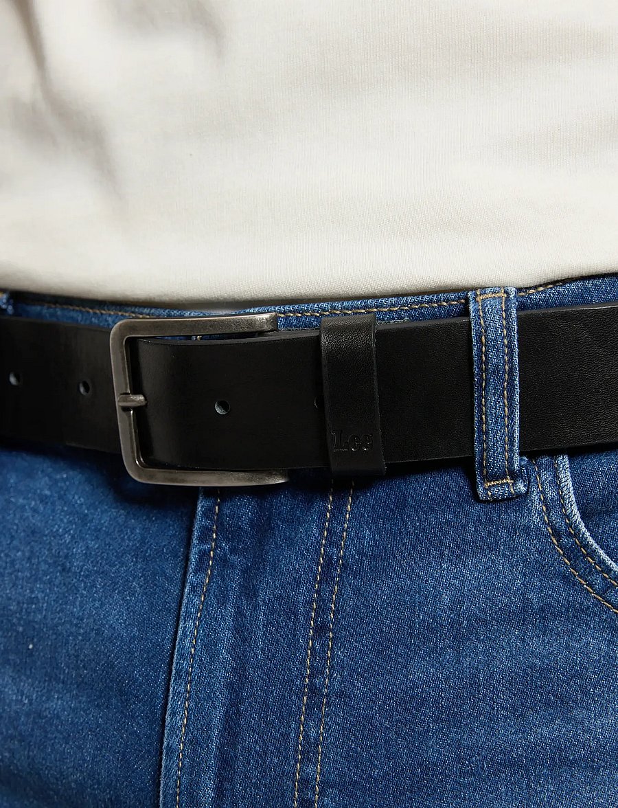 Lee Jeans - EMBOSSED LOGO BELT - black - 2