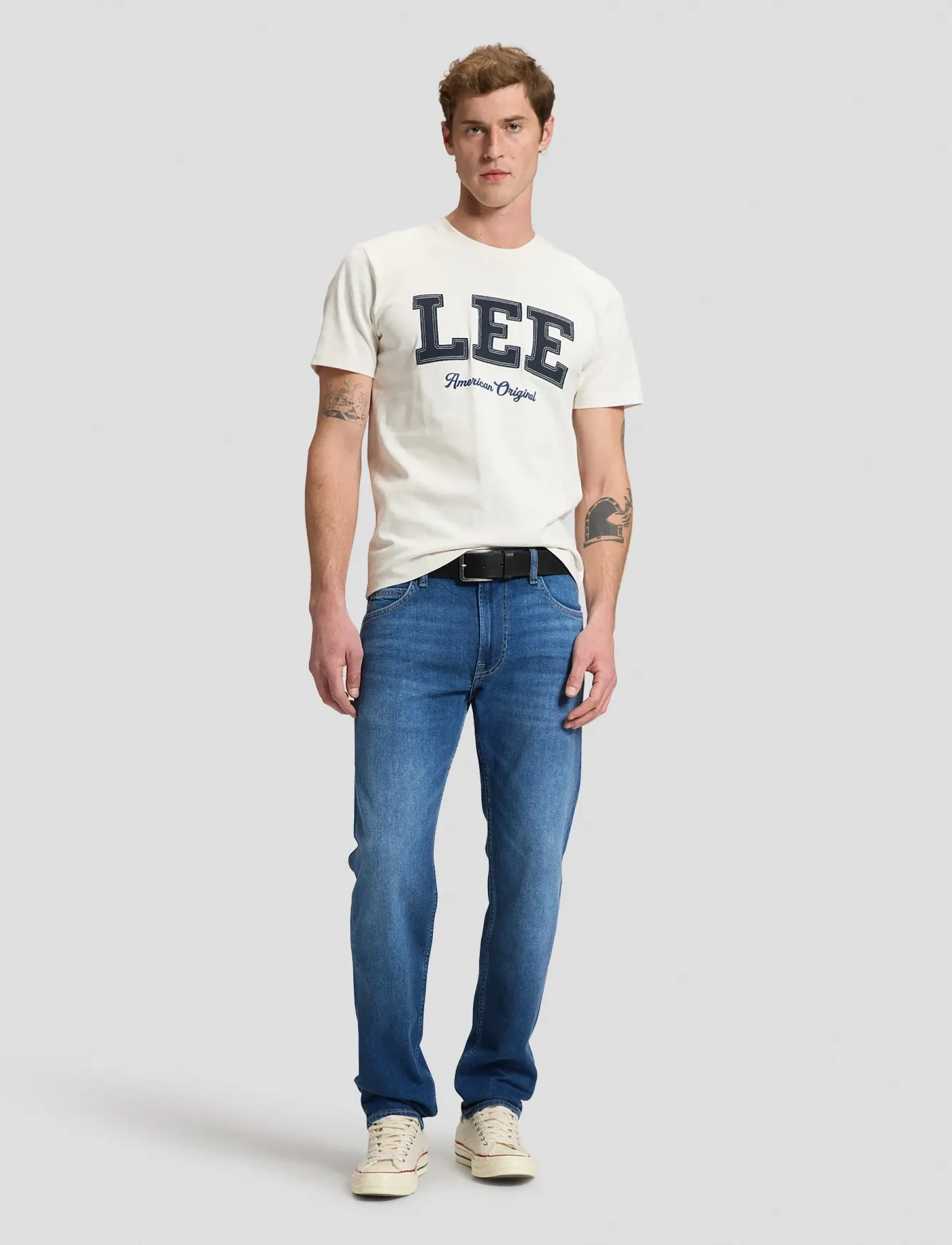 Lee Jeans - EMBOSSED LOGO BELT - black - 3