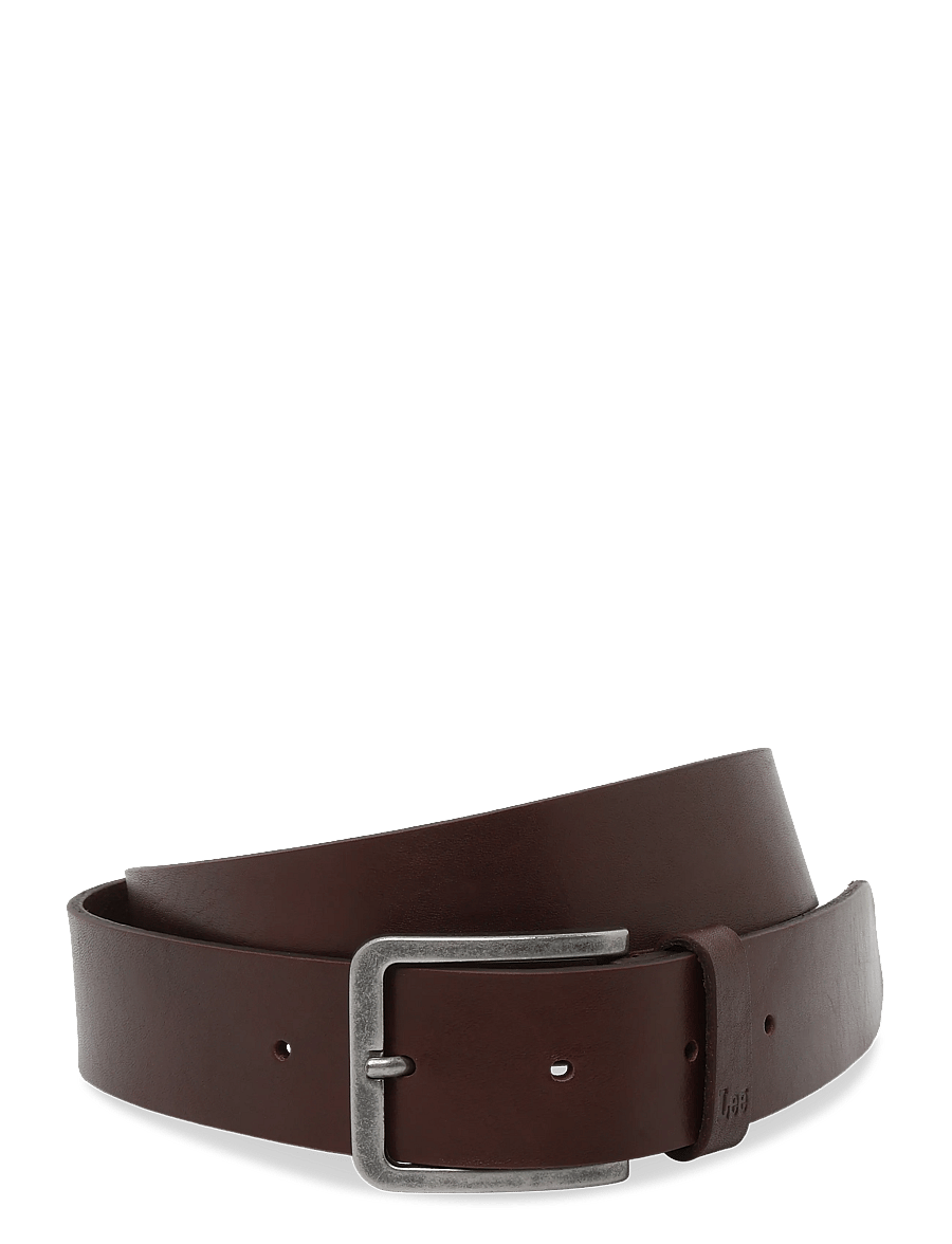 Lee Jeans - EMBOSSED LOGO BELT - klassiske bælter - dark brown - 1