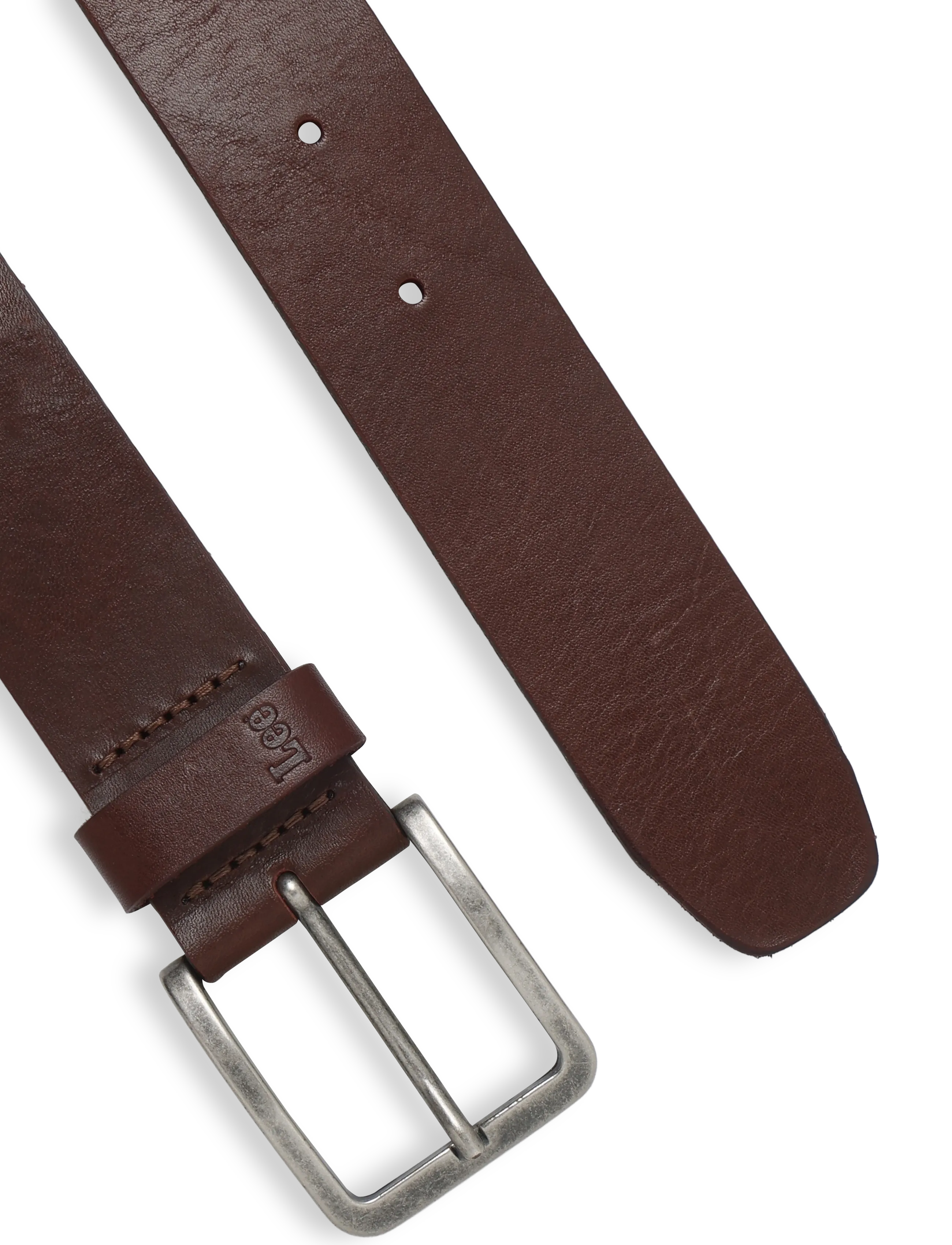 Lee Jeans - EMBOSSED LOGO BELT - klassiske bælter - dark brown - 2