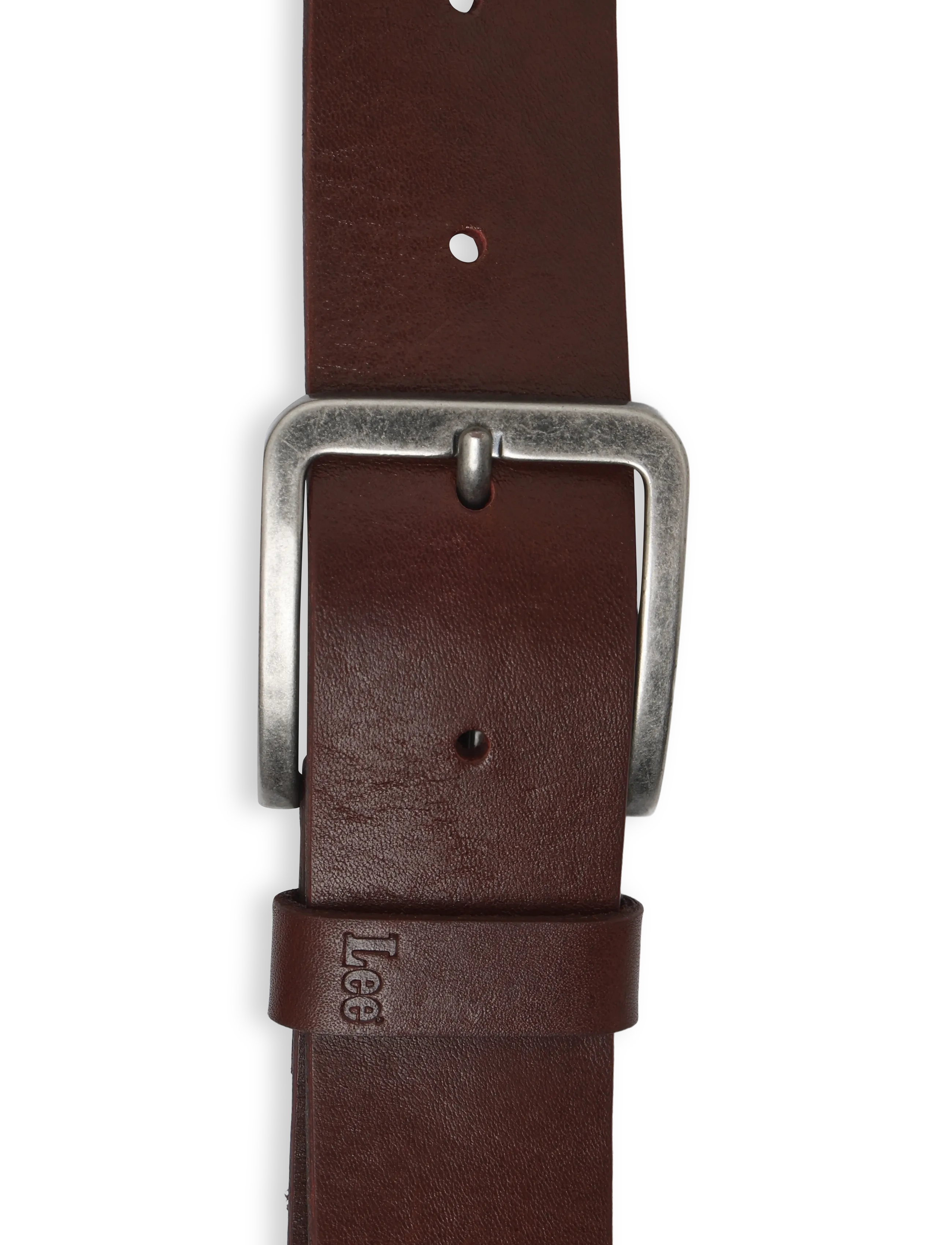 Lee Jeans - EMBOSSED LOGO BELT - klassiske bælter - dark brown - 5
