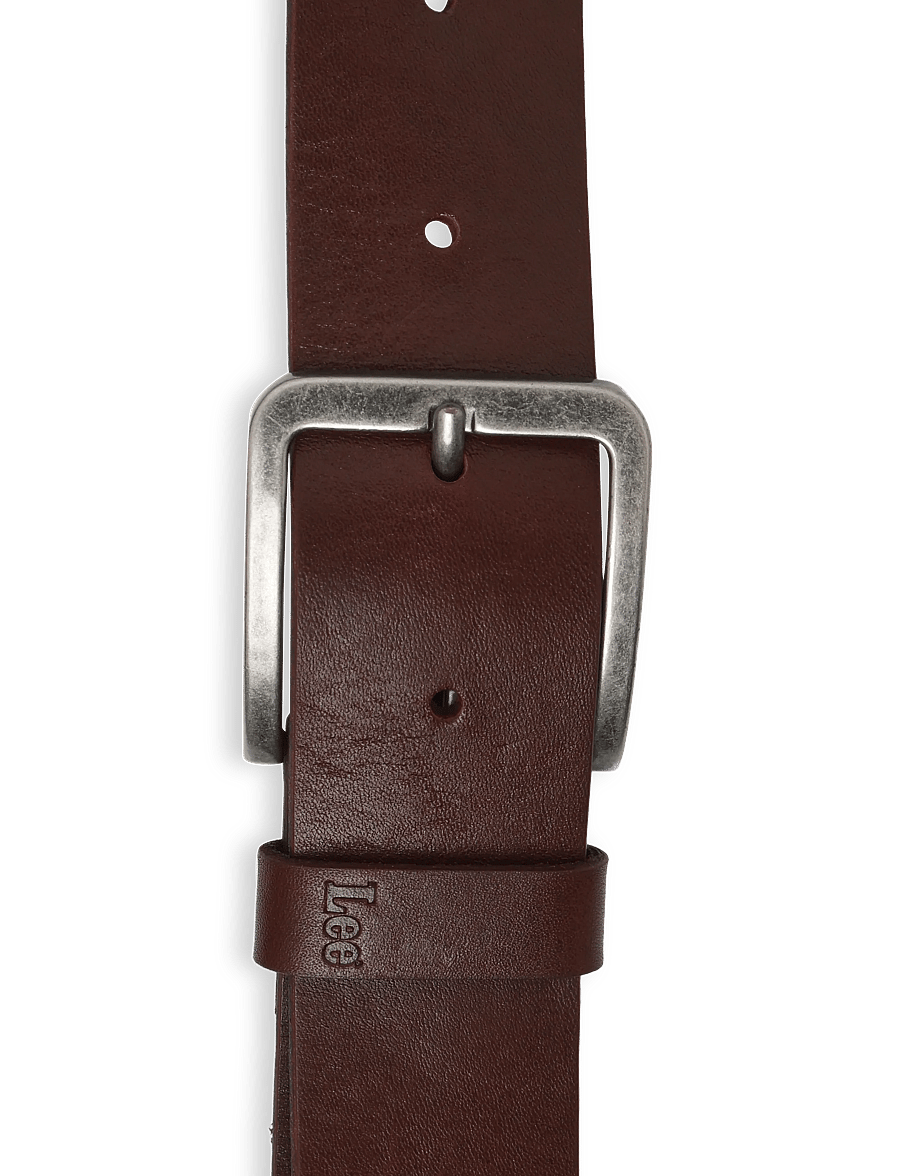 Lee Jeans - EMBOSSED LOGO BELT - klassiske bælter - dark brown - 5