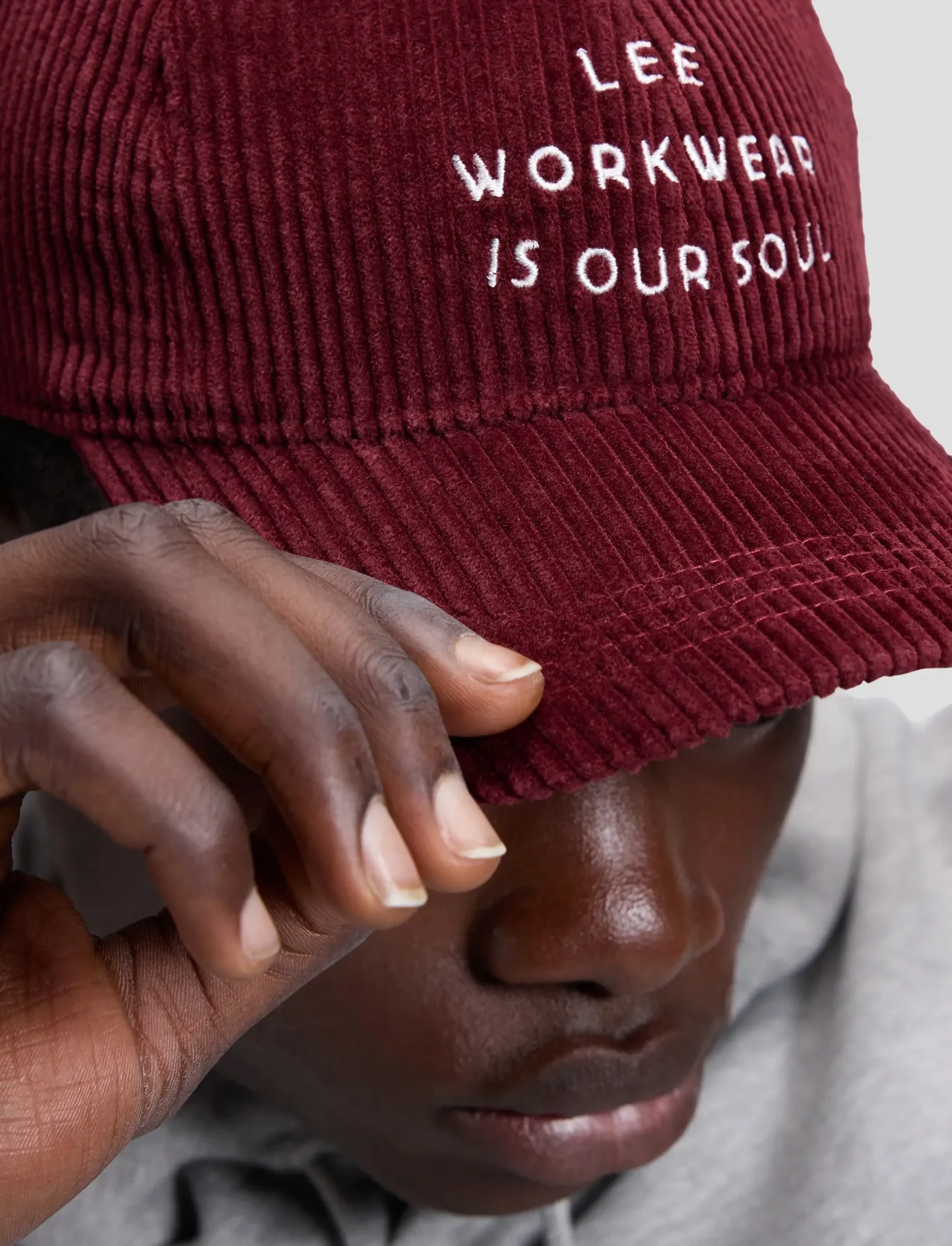 Lee Jeans - EMBROIDERY WORKWEAR CAP - caps - port - 2