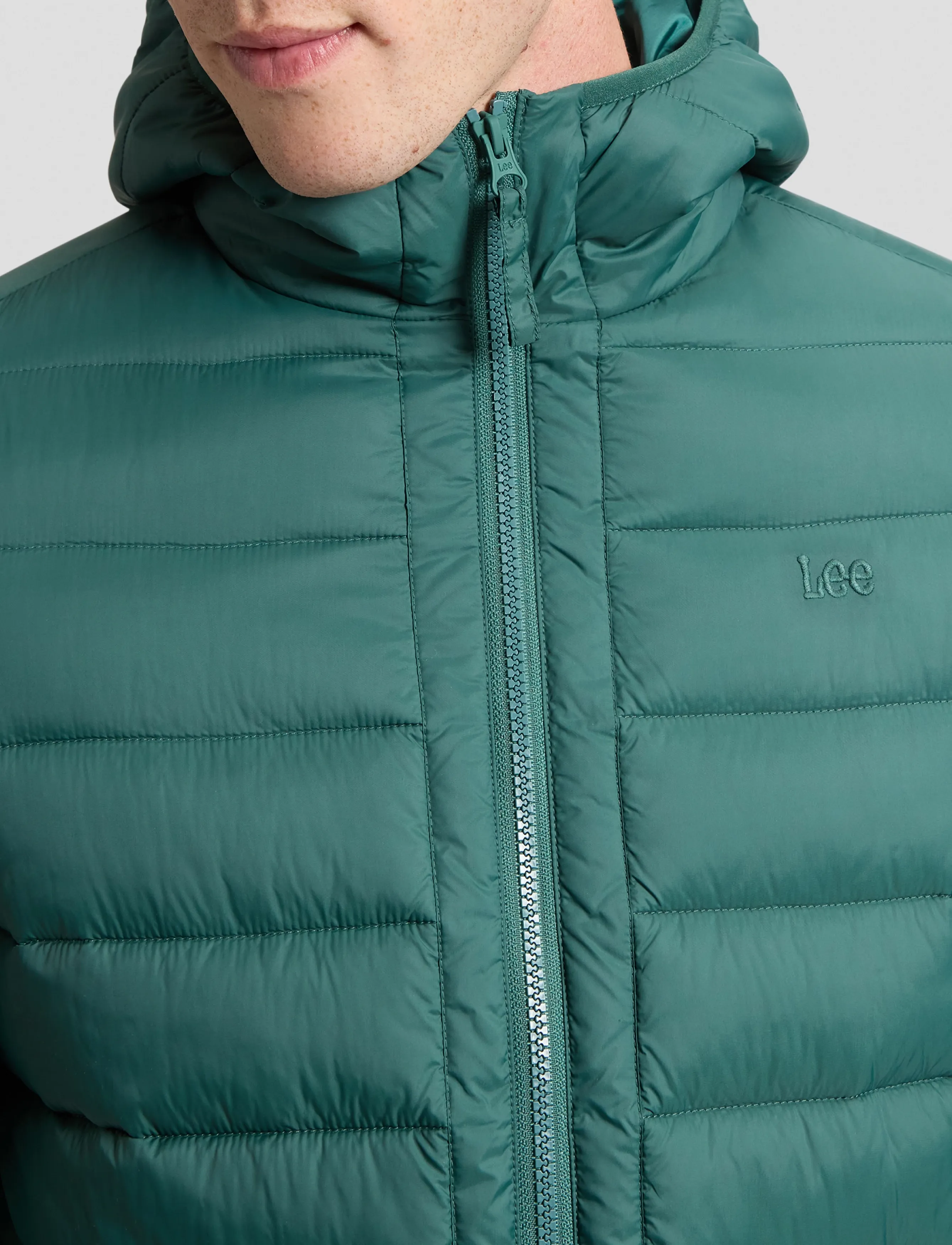 Lee Jeans - PUFFER JACKET - talvejoped - algae - 5